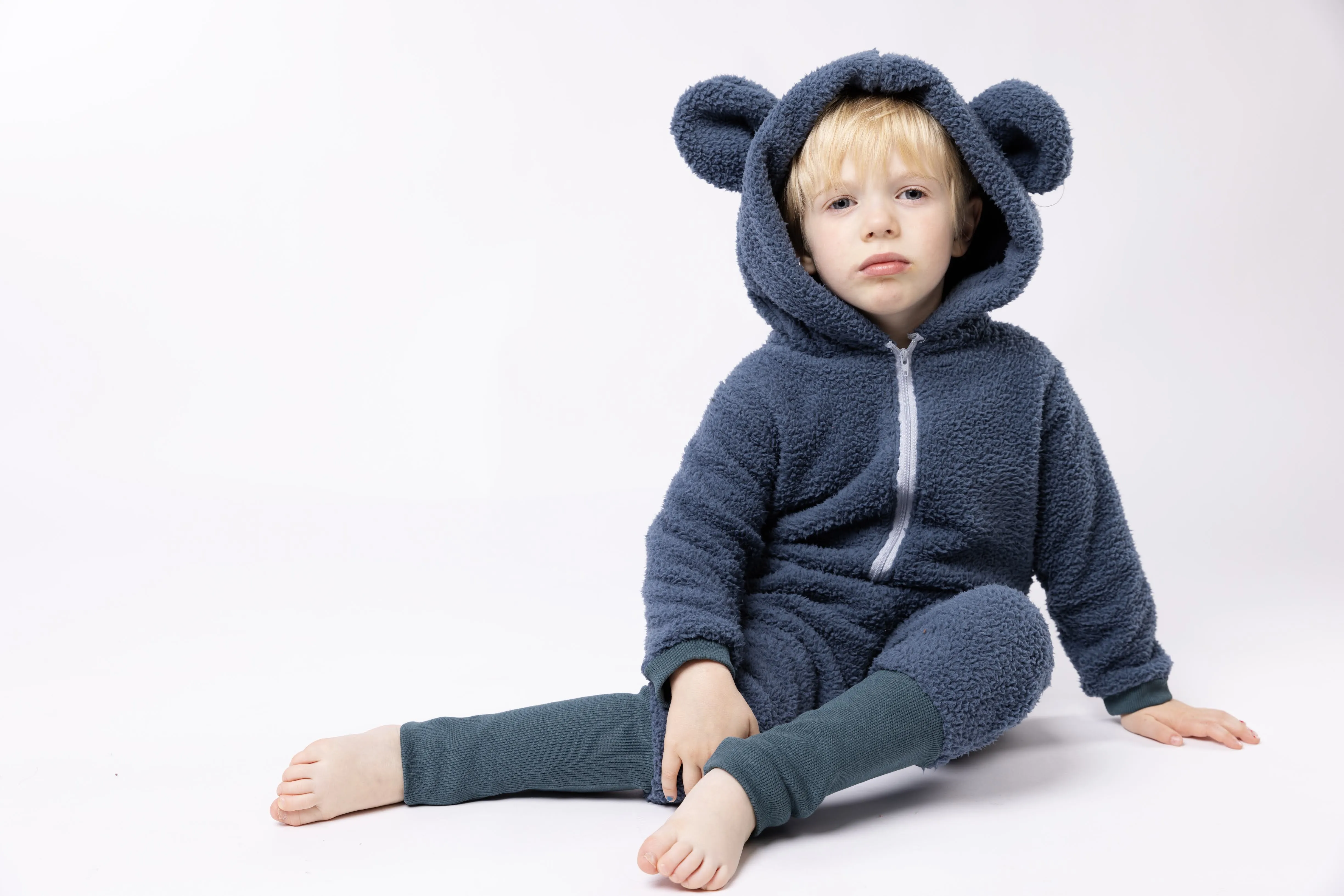 Sherpa Bear Romper - Various Colors