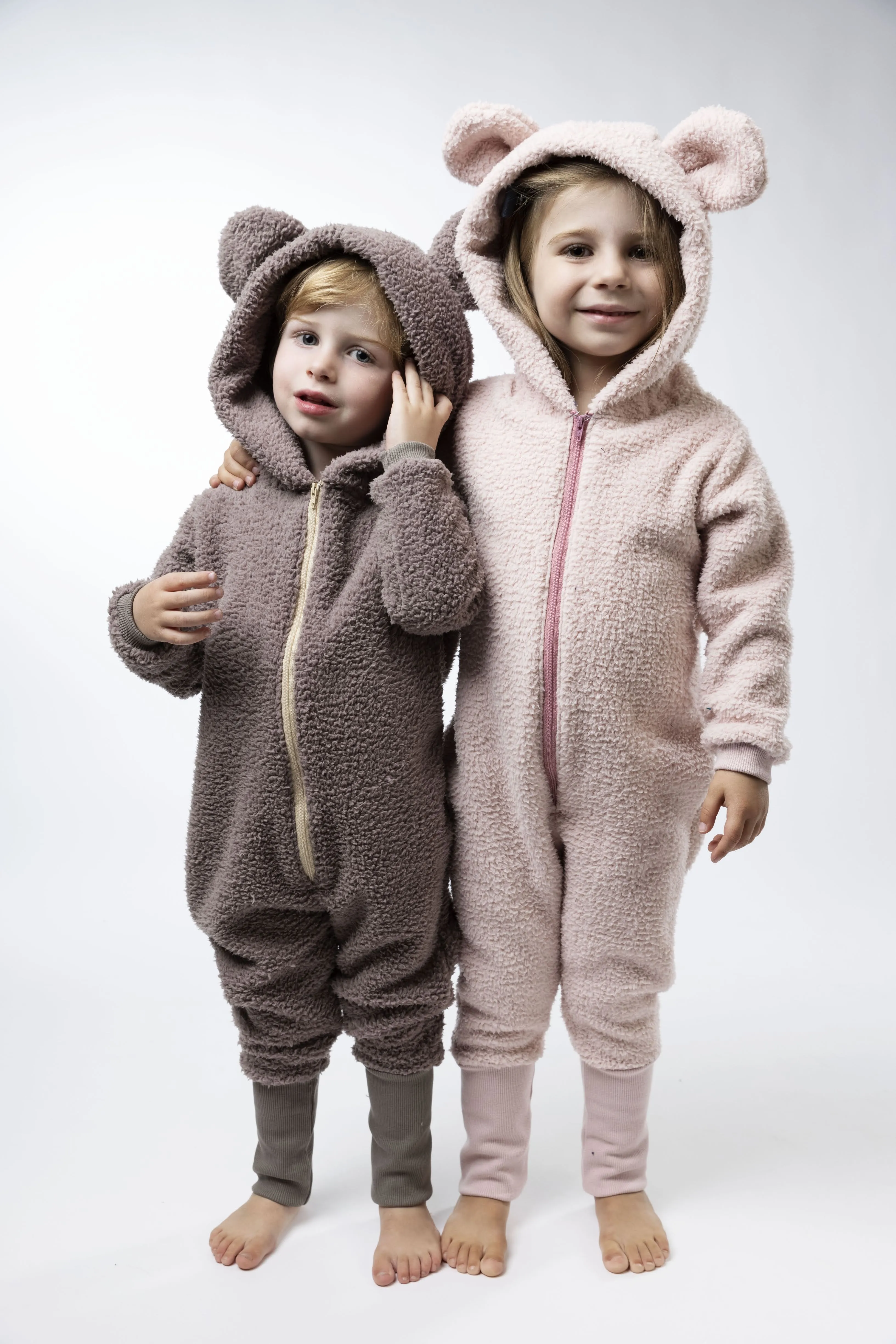 Sherpa Bear Romper - Various Colors
