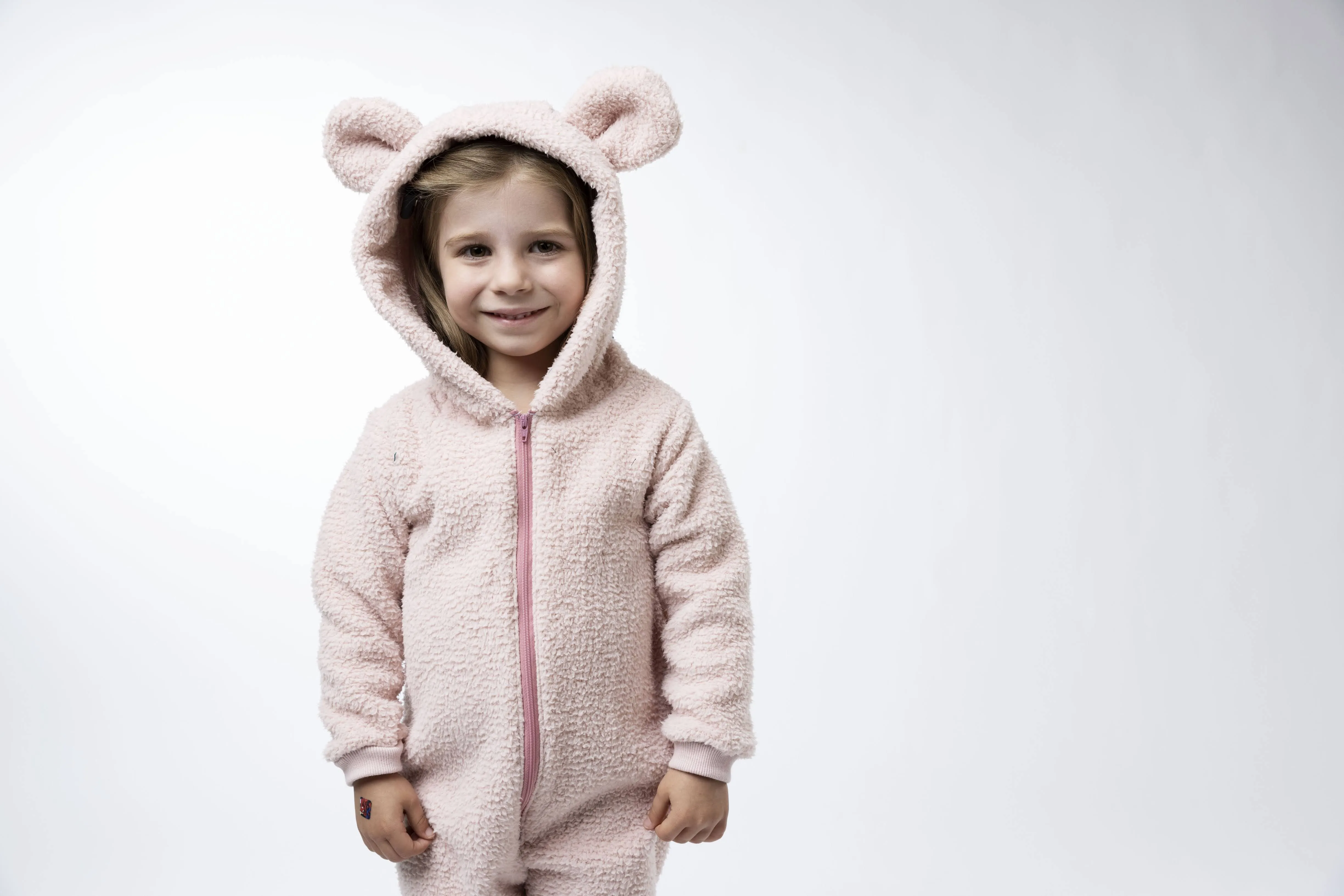 Sherpa Bear Romper - Various Colors