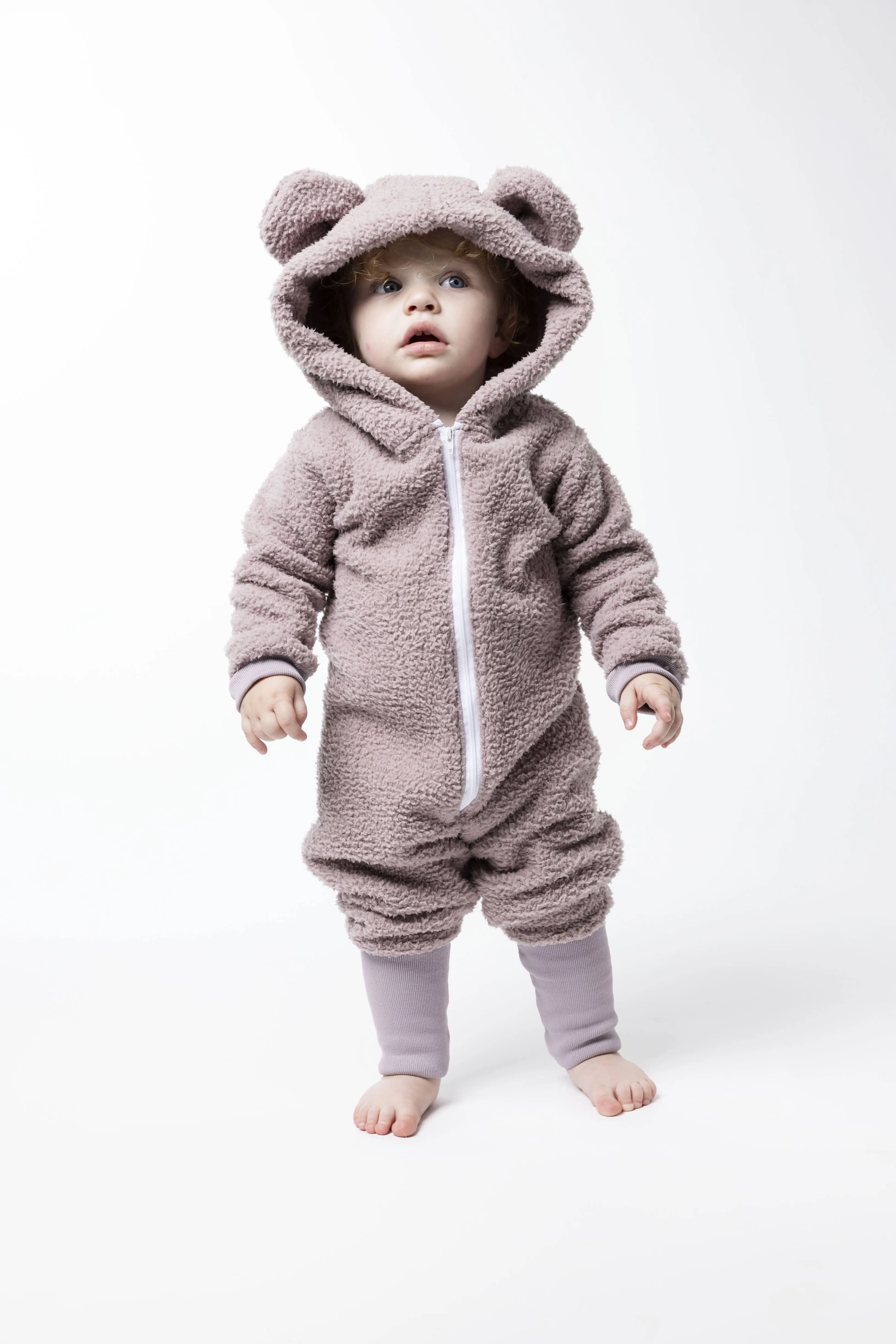 Sherpa Bear Romper - Various Colors