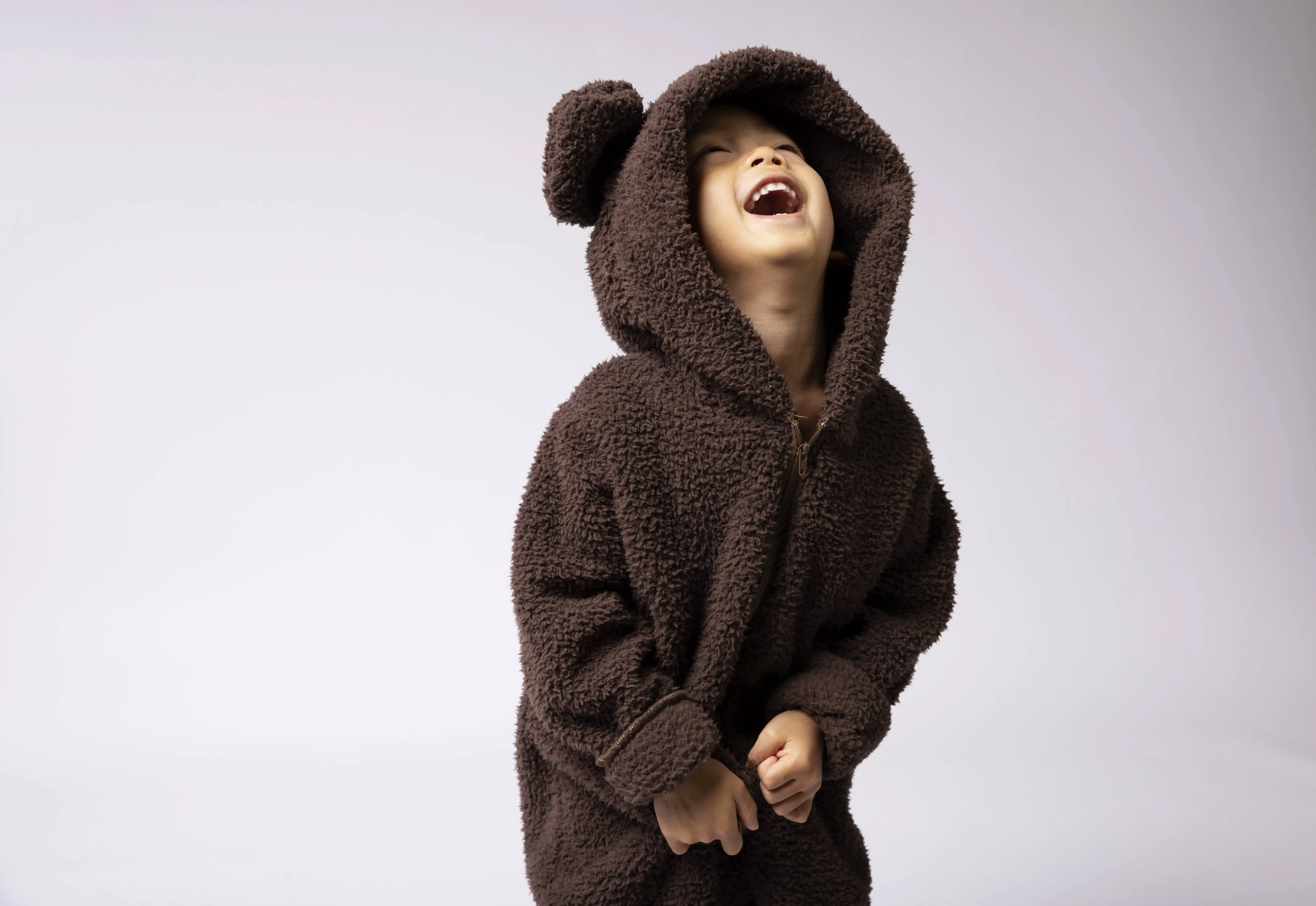 Sherpa Bear Romper - Various Colors