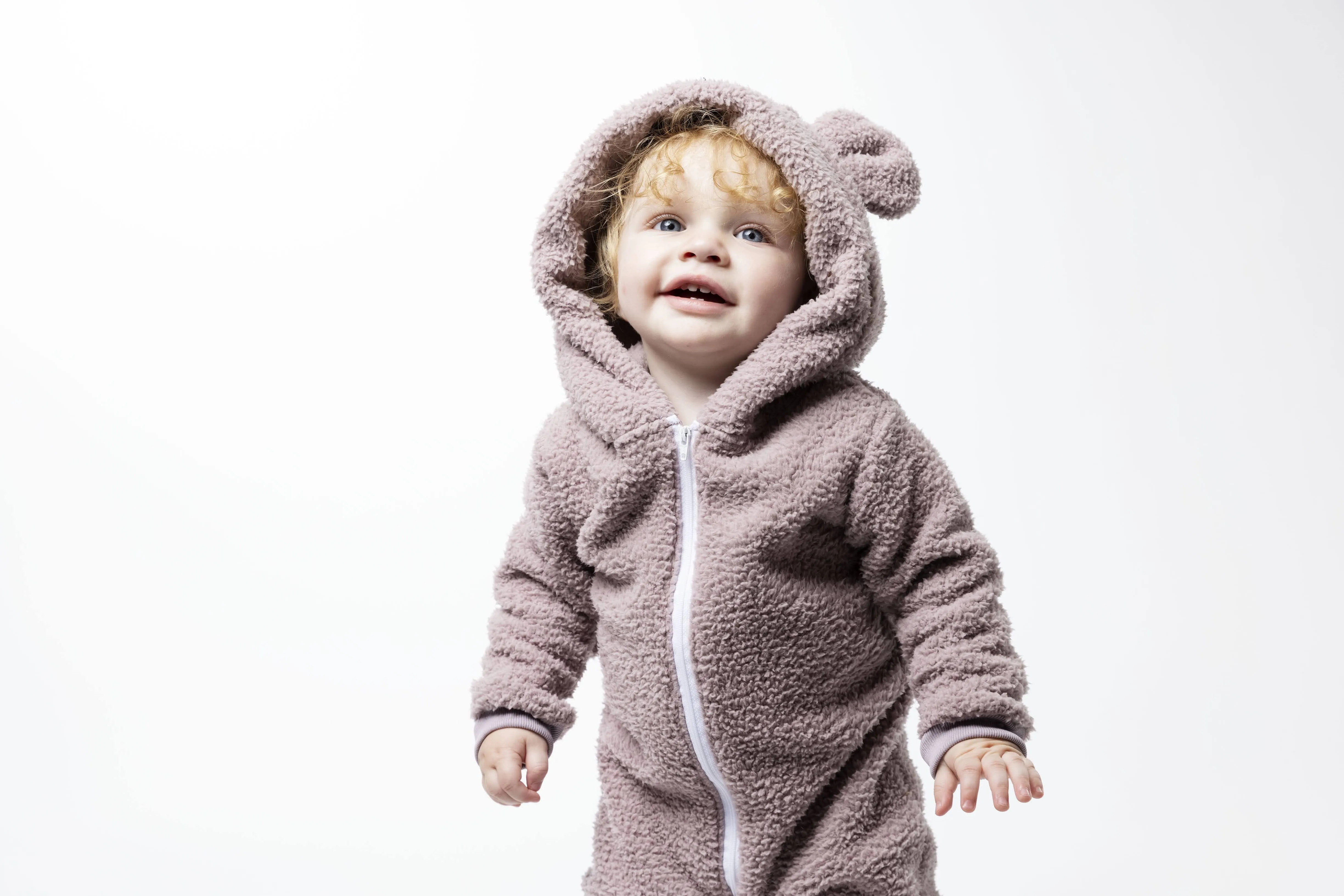 Sherpa Bear Romper - Various Colors
