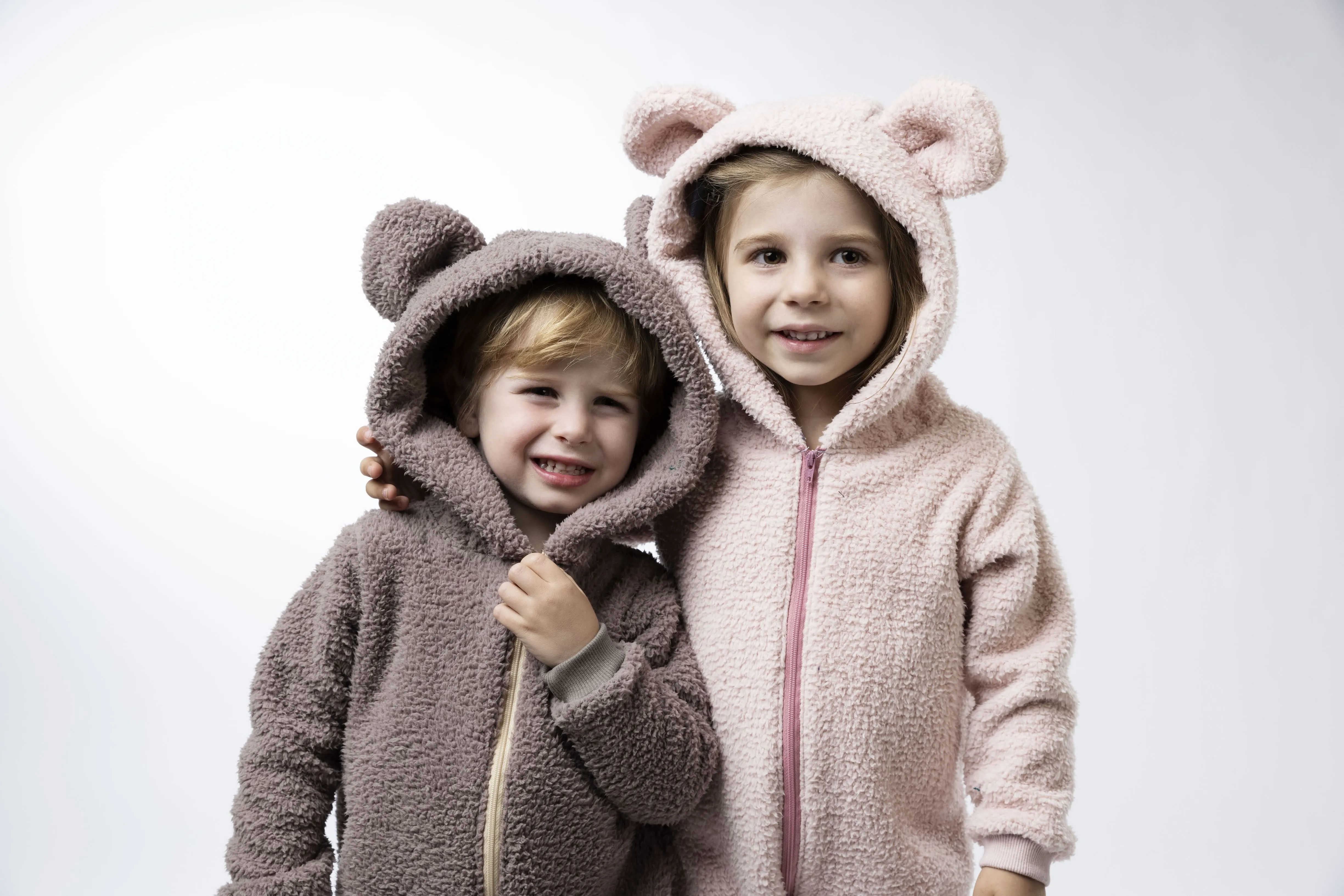 Sherpa Bear Romper - Various Colors