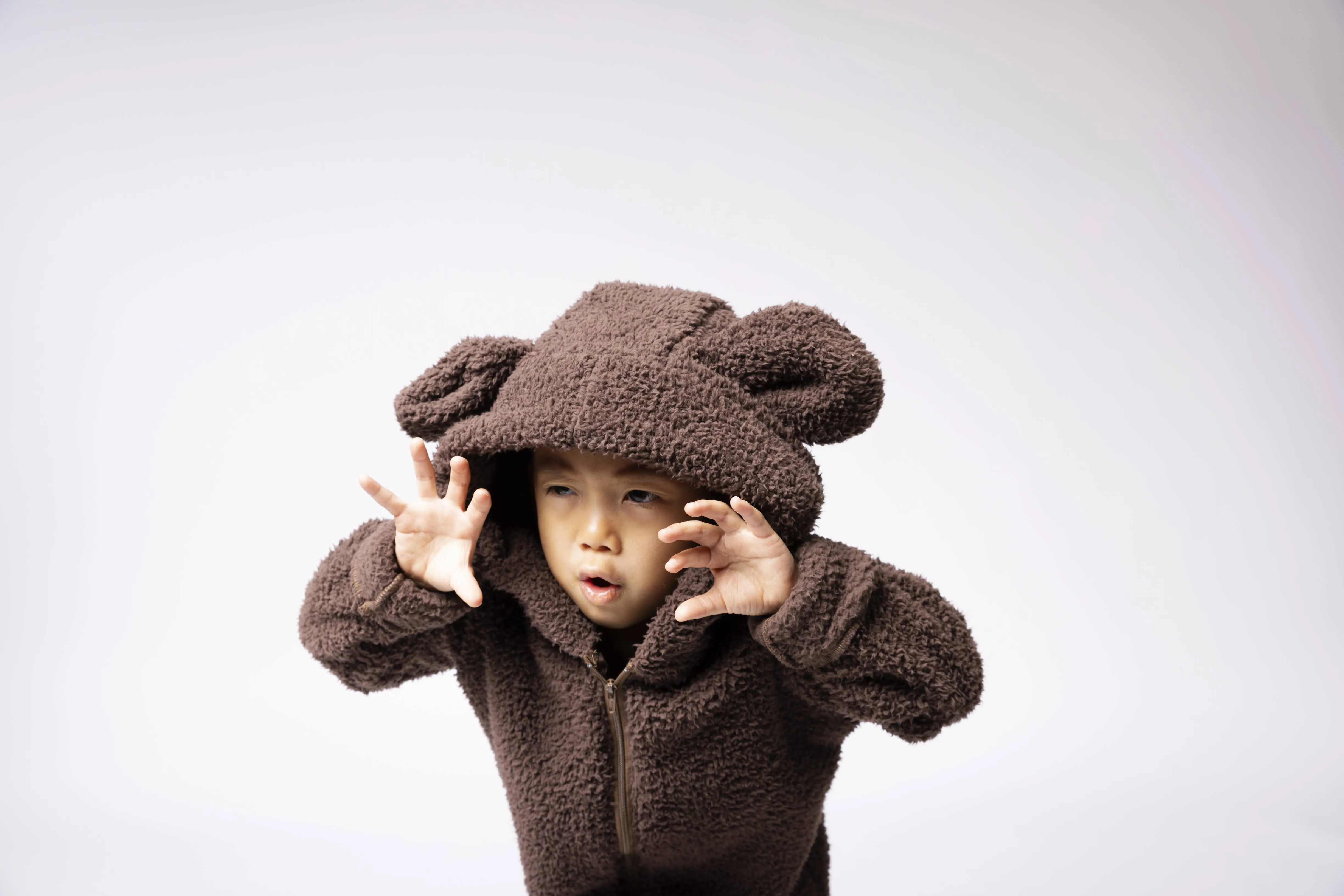 Sherpa Bear Romper - Various Colors