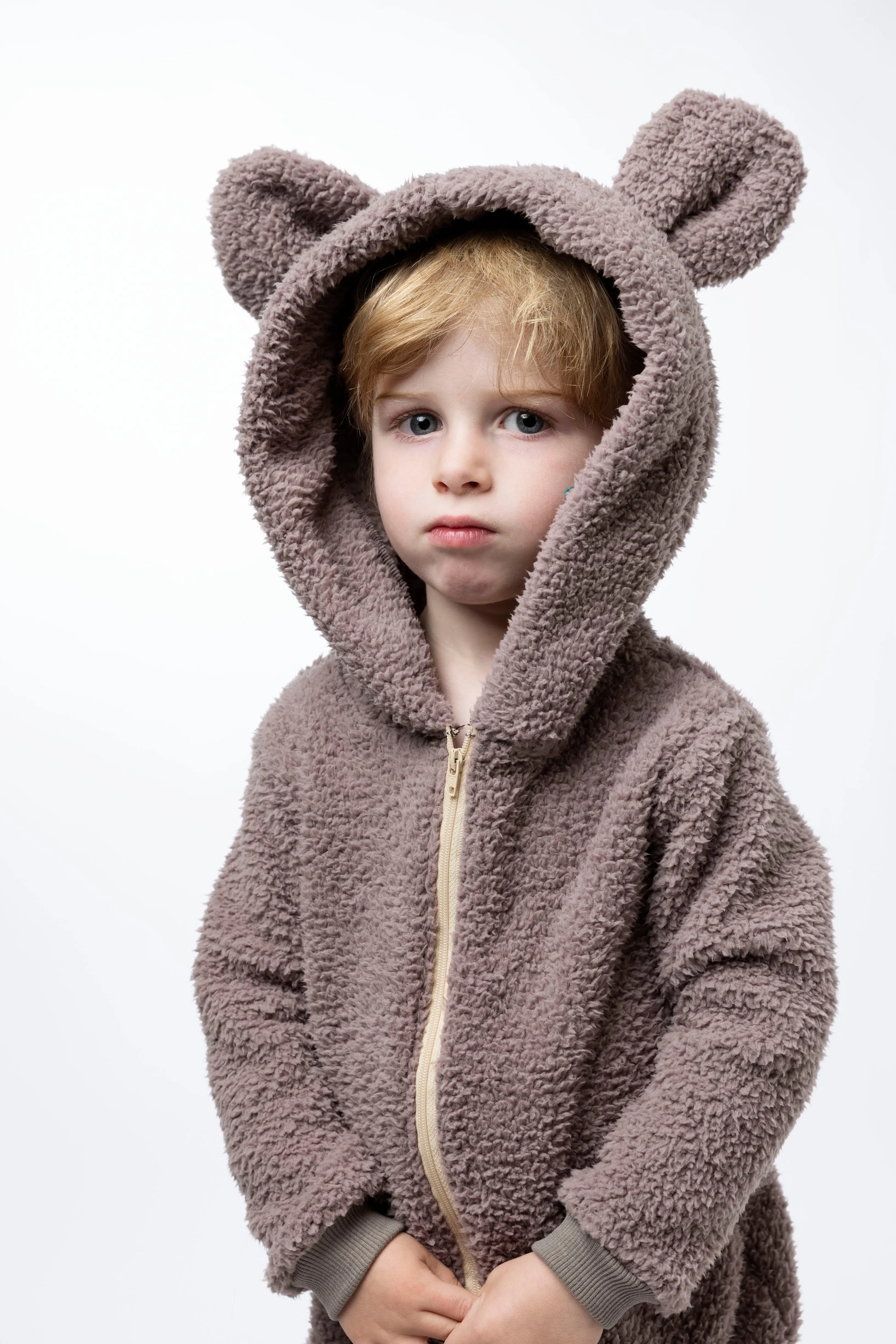 Sherpa Bear Romper - Various Colors