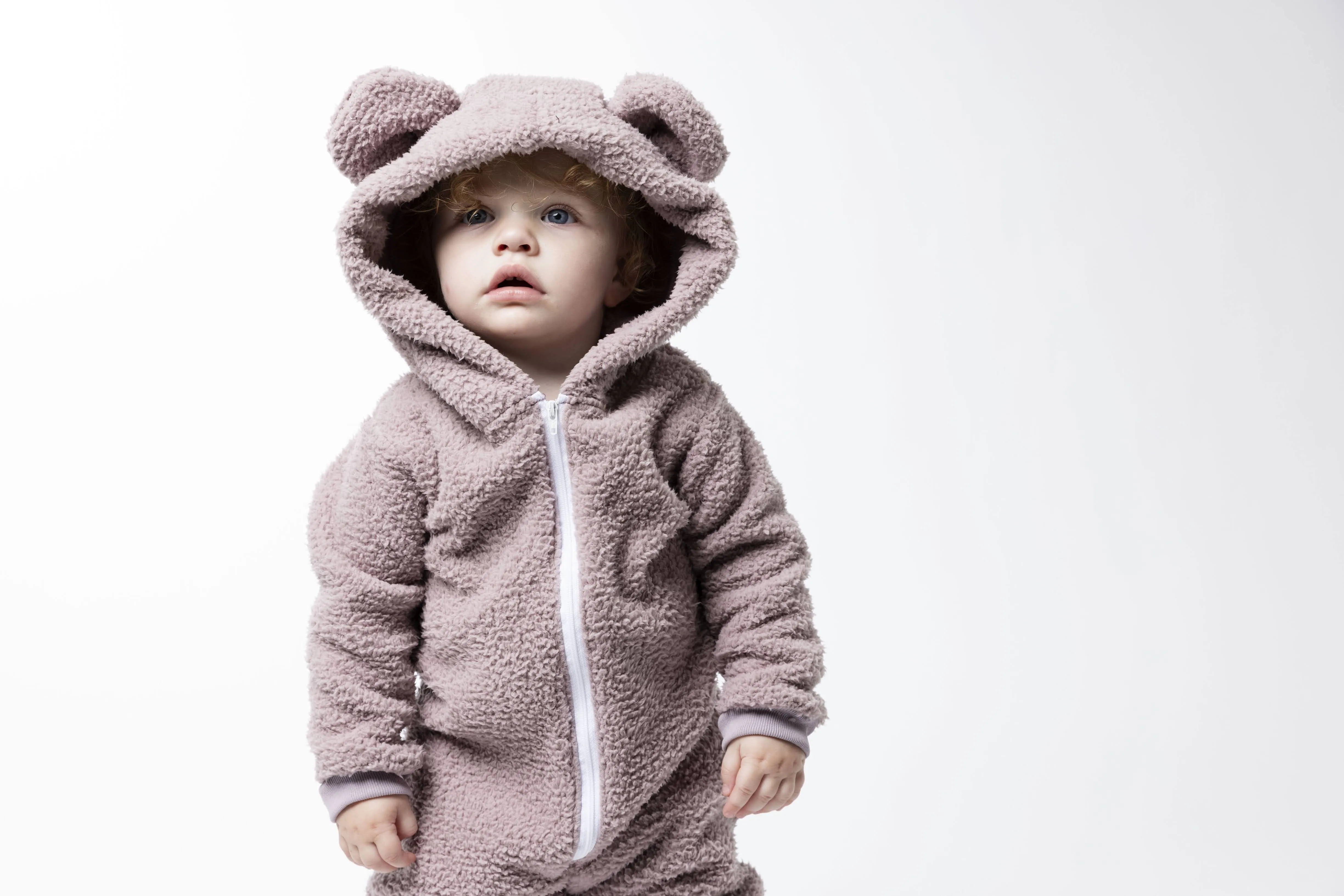 Sherpa Bear Romper - Various Colors