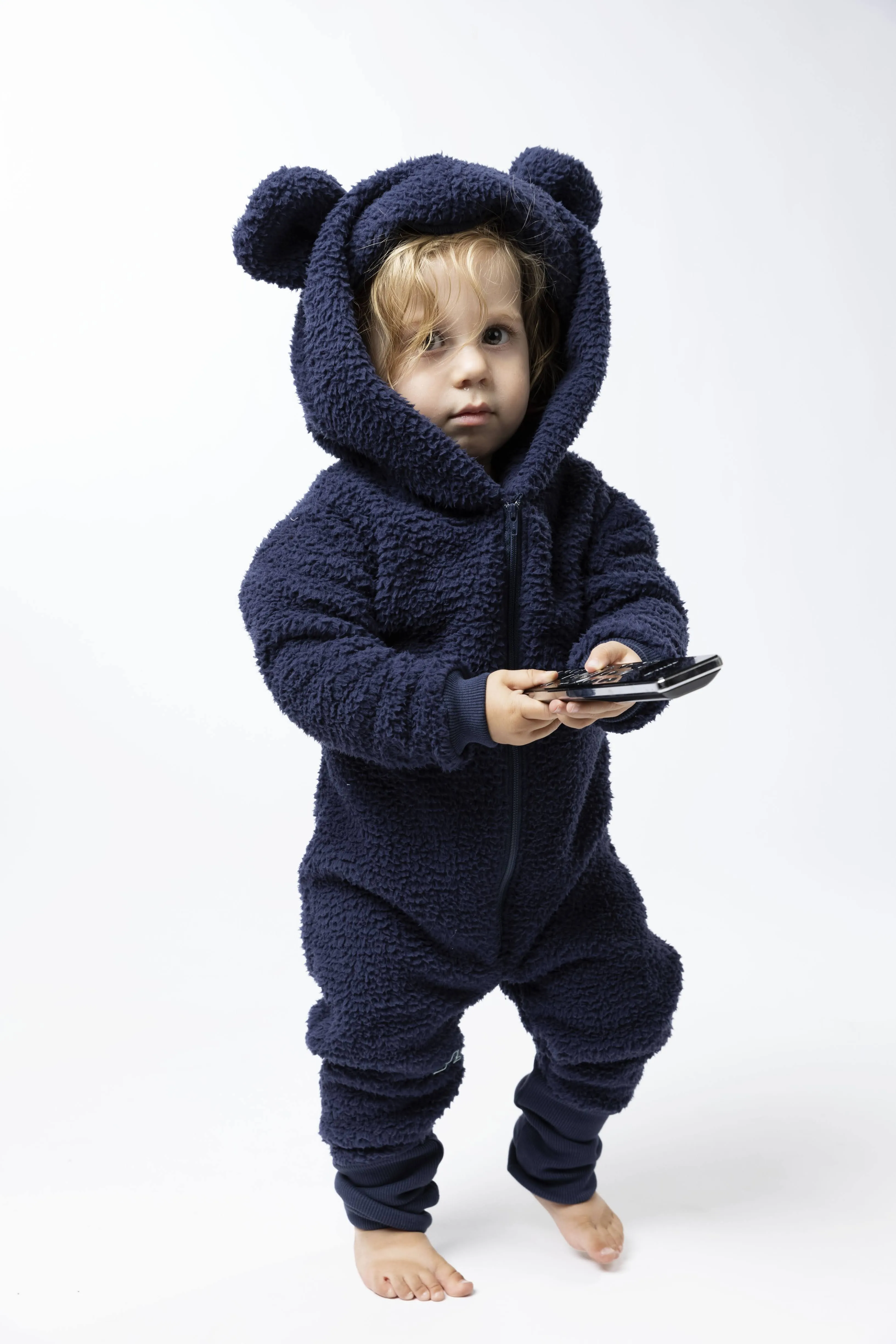 Sherpa Bear Romper - Various Colors