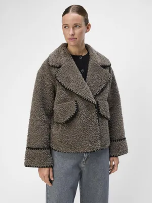 Shiren Teddy Jacket - Morel