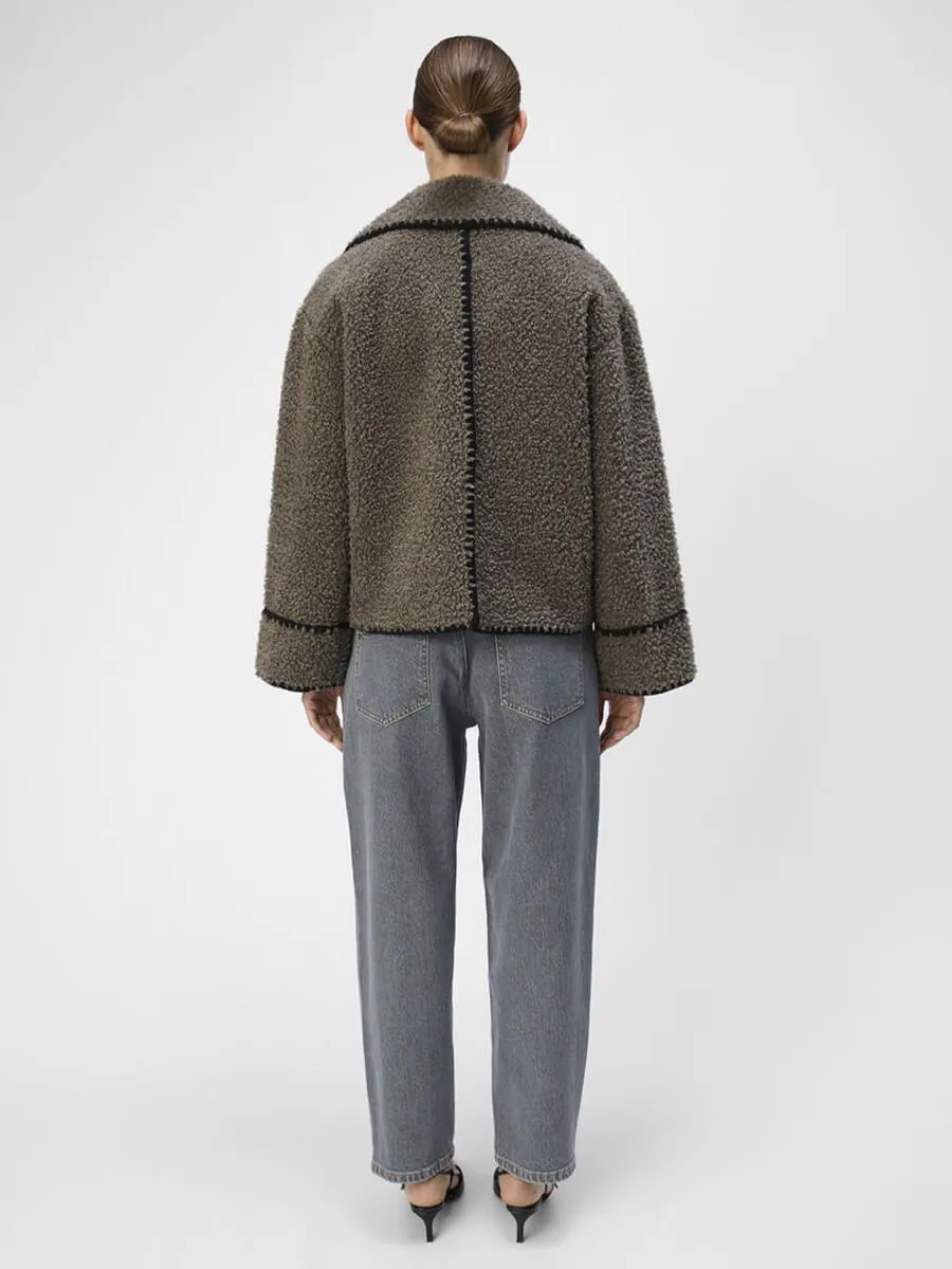 Shiren Teddy Jacket - Morel