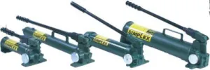 Simplex® Heavy Duty Hand Pumps, Single Speed, 45 cu in Useable Oil Cap. Max, P41