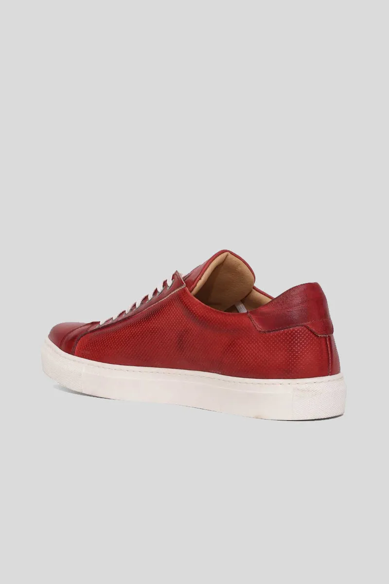 Sneakers Microf Crust - Carmine