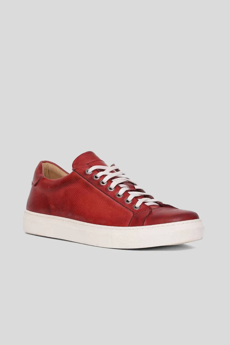 Sneakers Microf Crust - Carmine