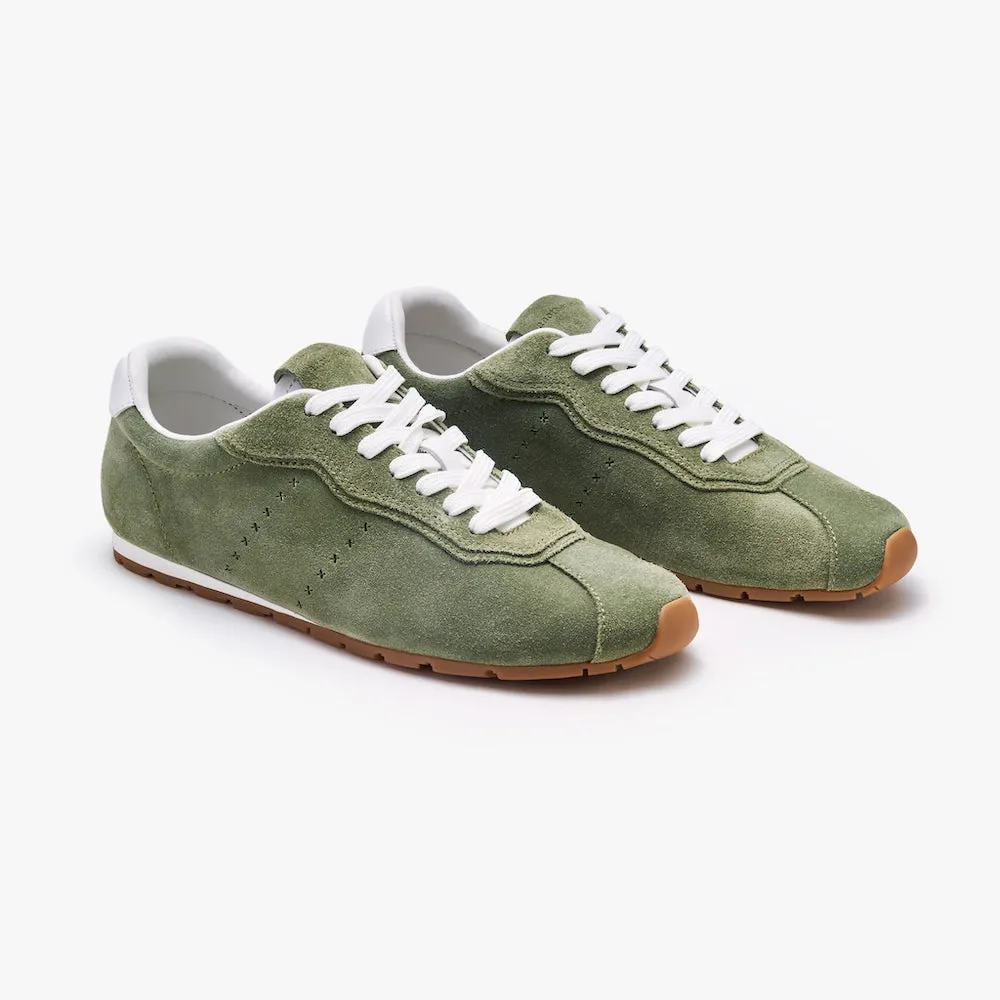 Softe Sneakers - Olive Suede