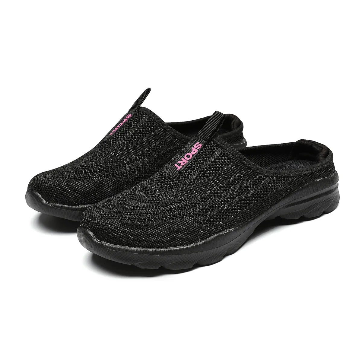 SPORTY MESH HALF-SANDALS 4559