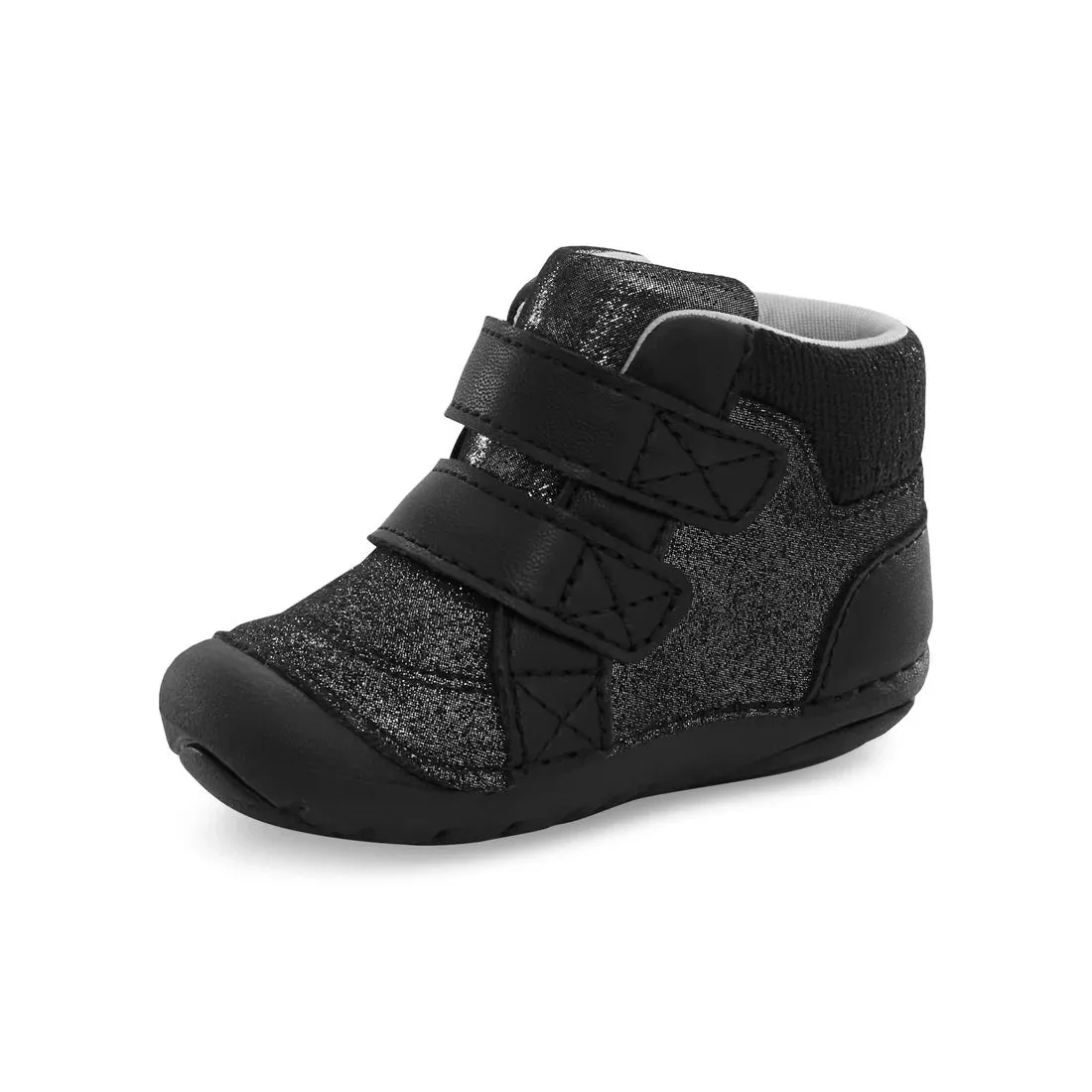 Stride Rite Soft Motion Martin Boot (Black Iridescent)