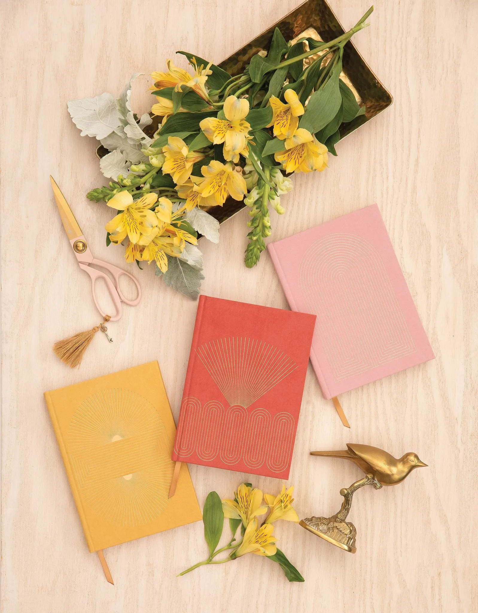 SUEDE CLOTH JOURNAL W/ POCKET