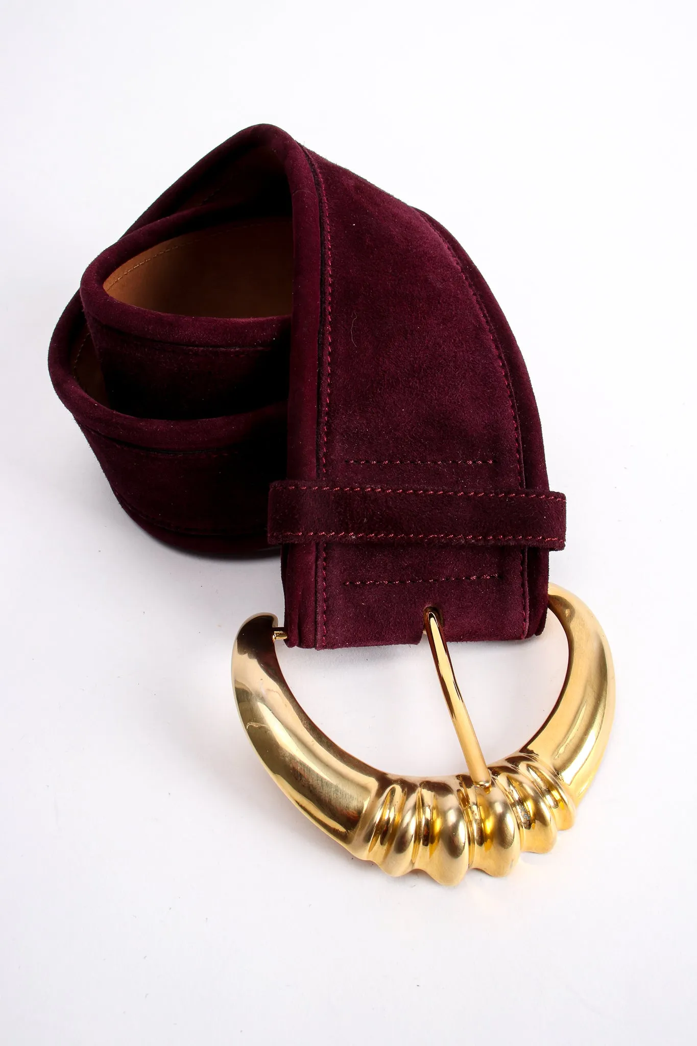 Suede Contour Belt