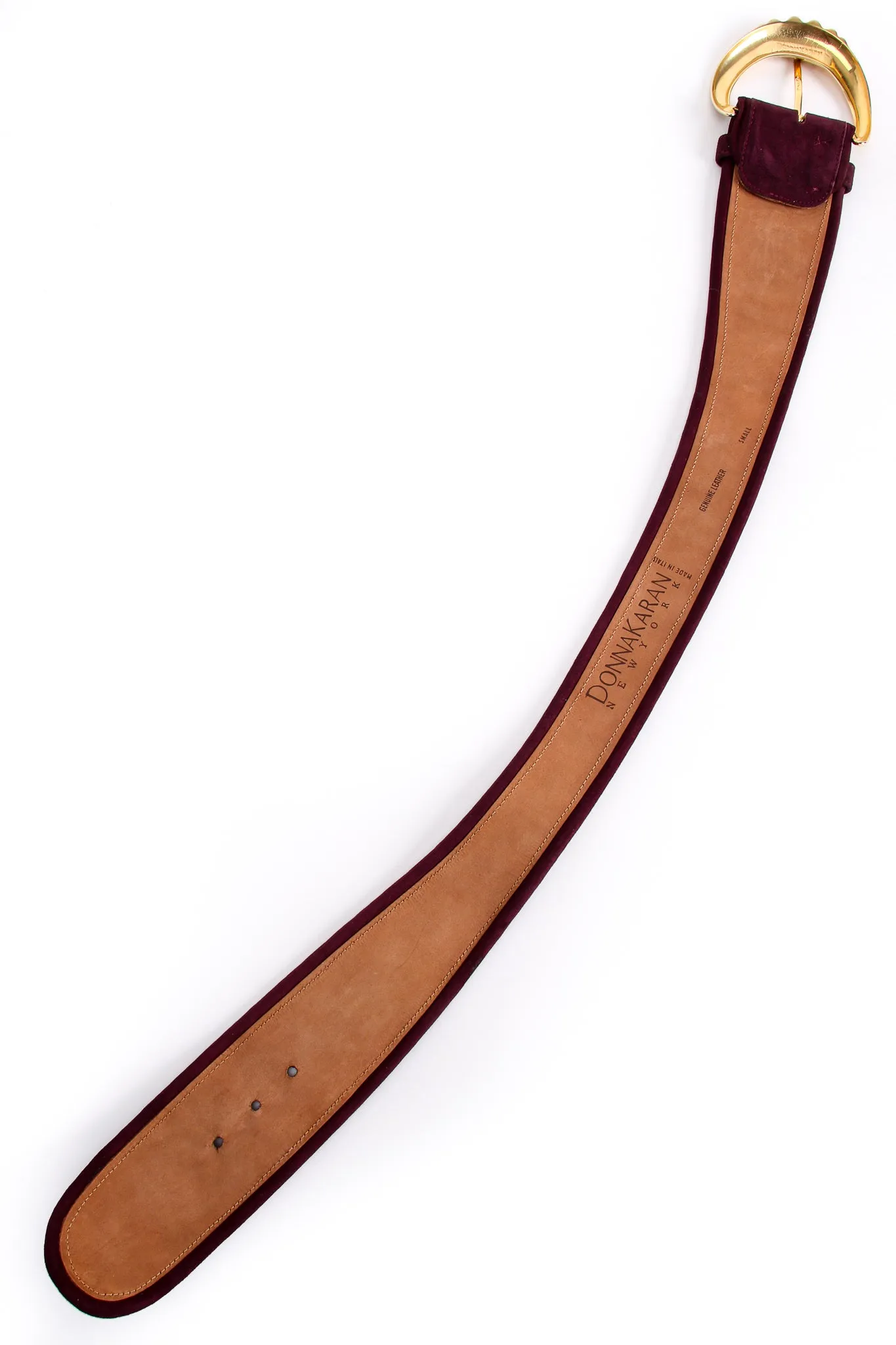 Suede Contour Belt