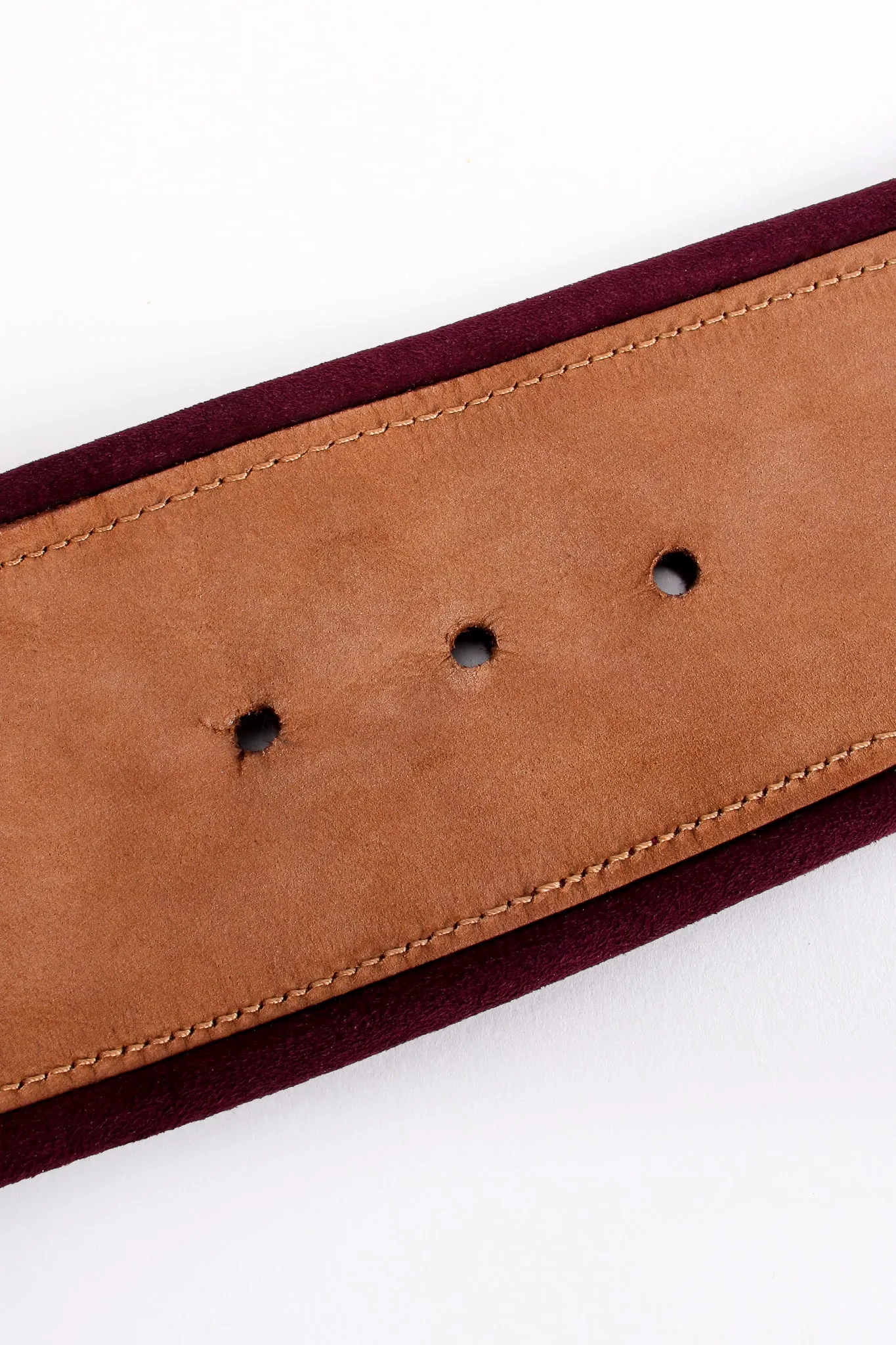 Suede Contour Belt