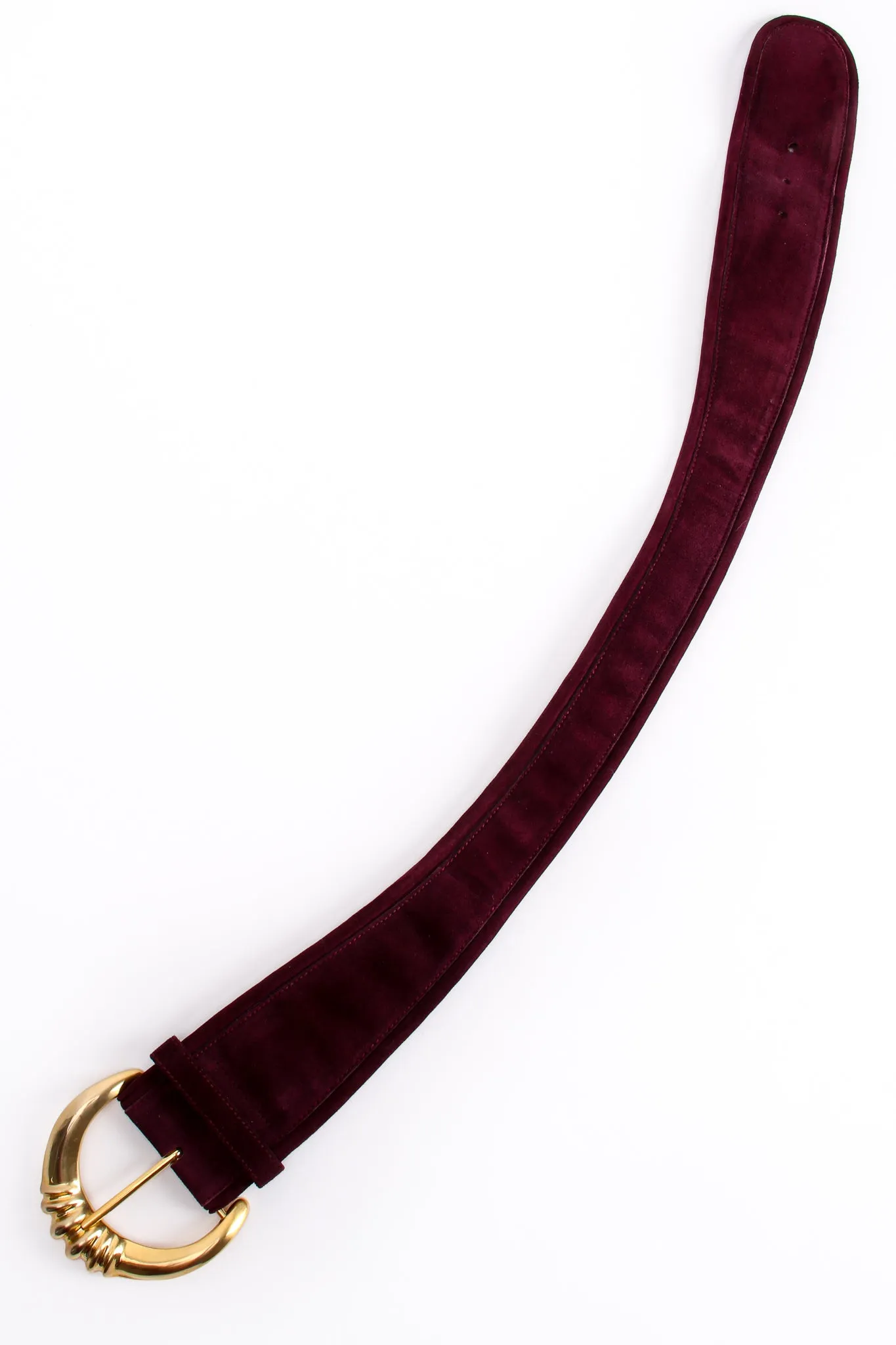 Suede Contour Belt