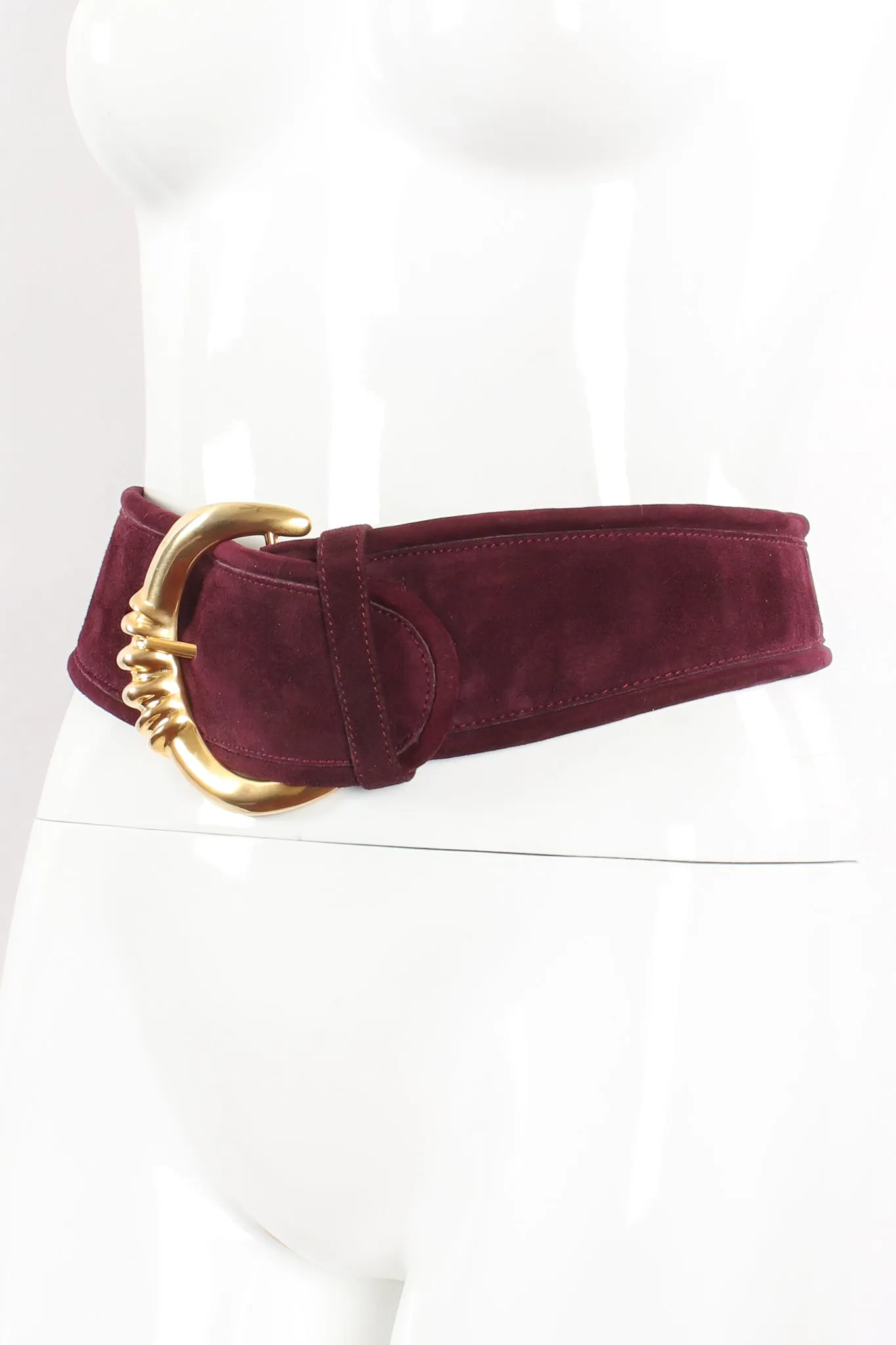 Suede Contour Belt