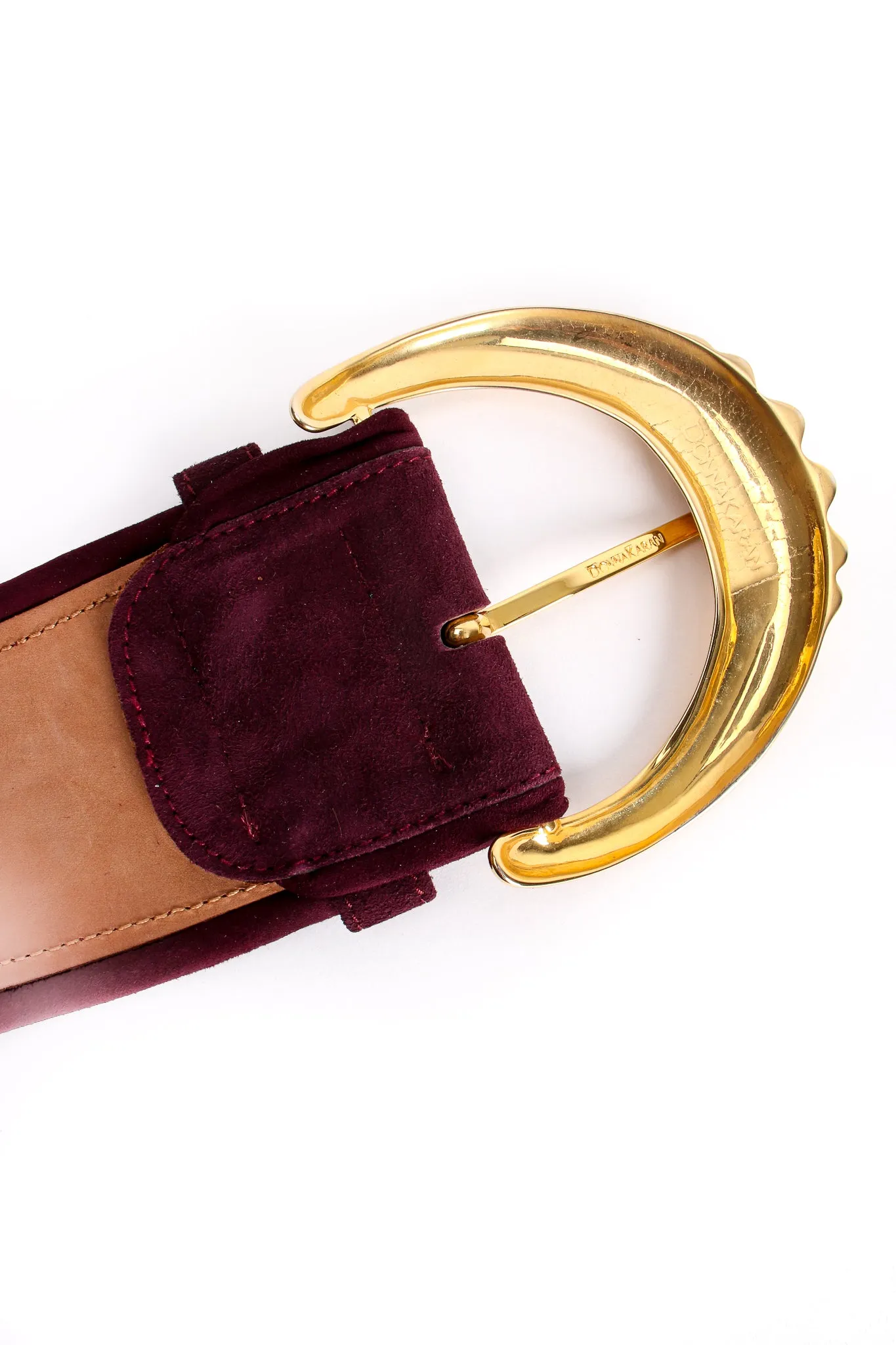 Suede Contour Belt