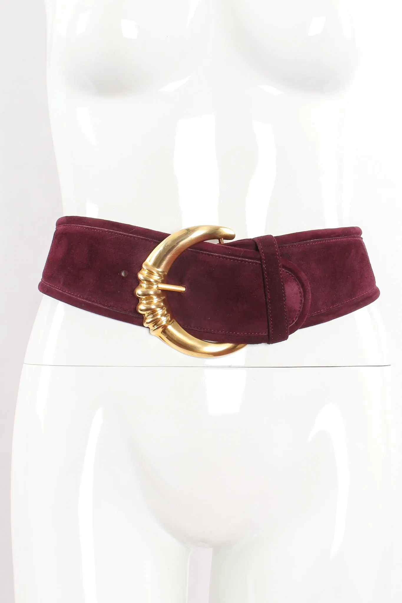 Suede Contour Belt