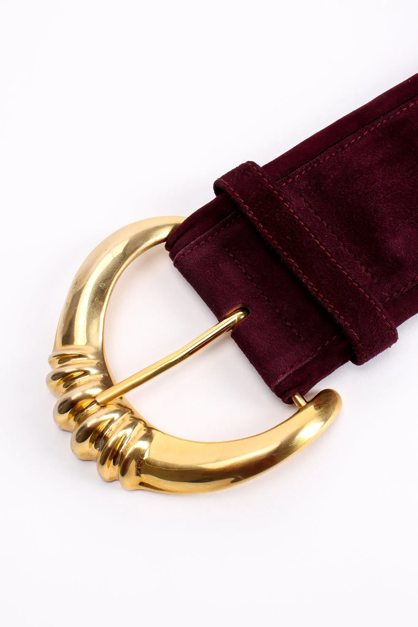 Suede Contour Belt