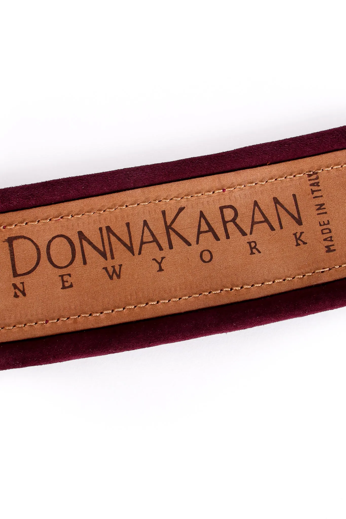 Suede Contour Belt