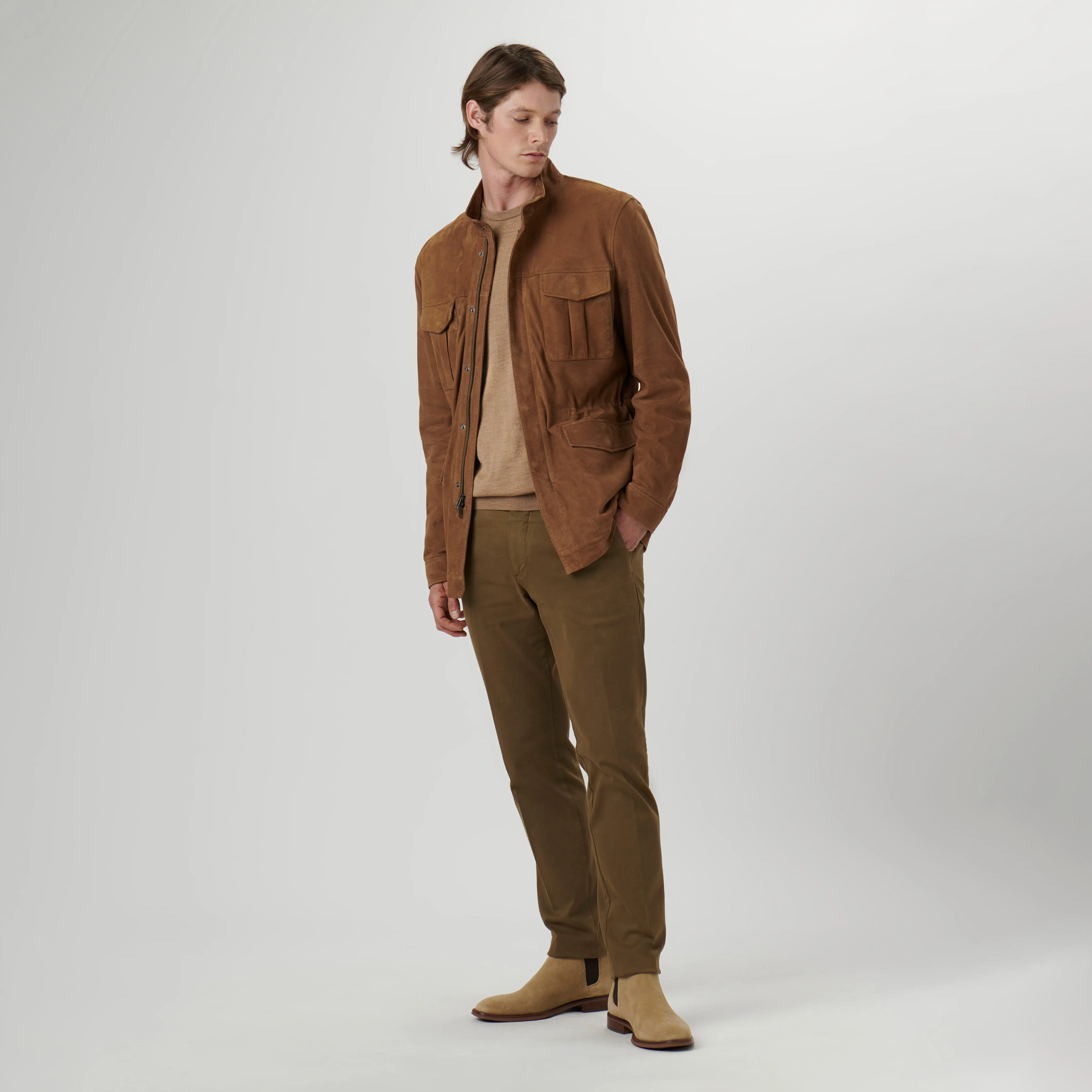 Suede Field Jacket
