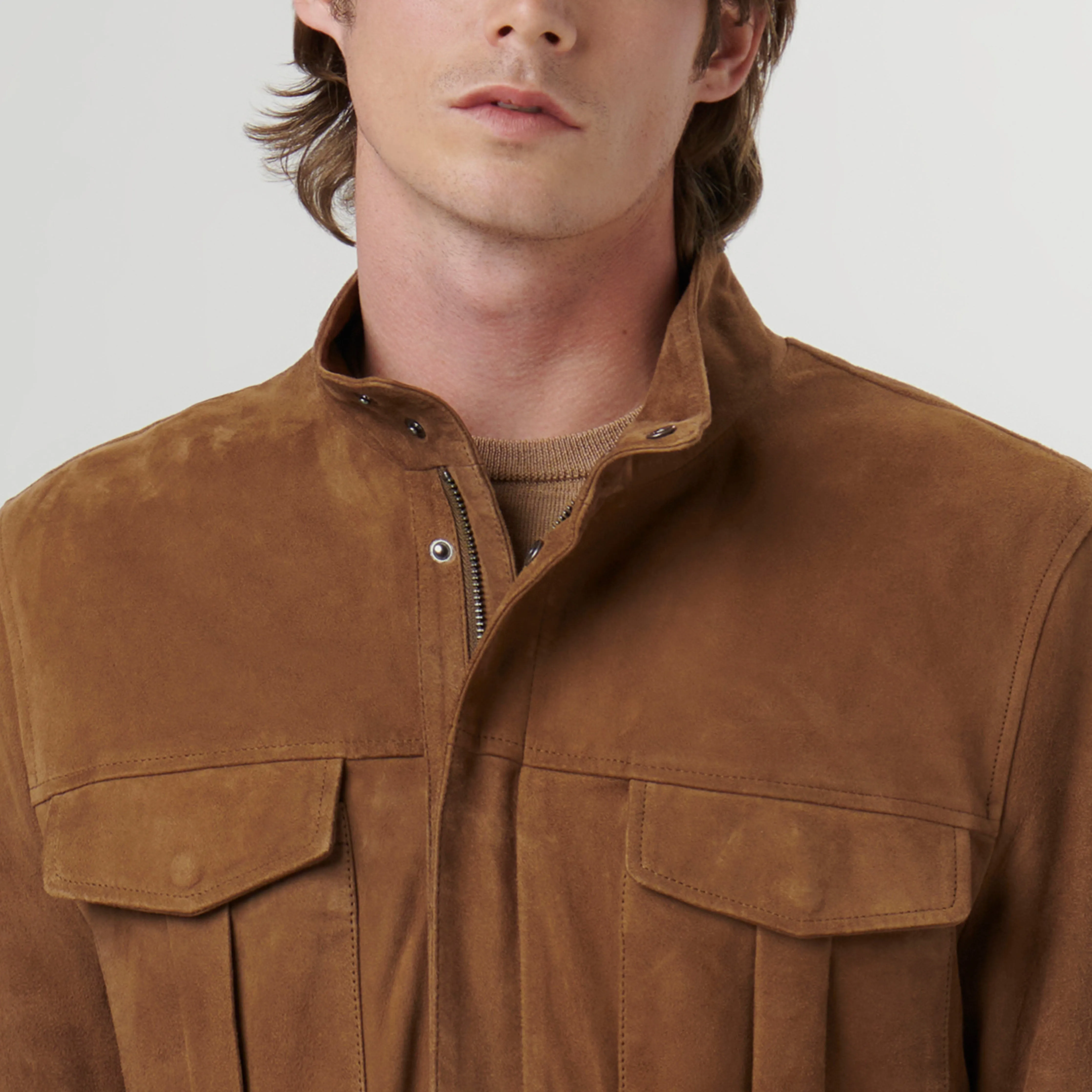 Suede Field Jacket