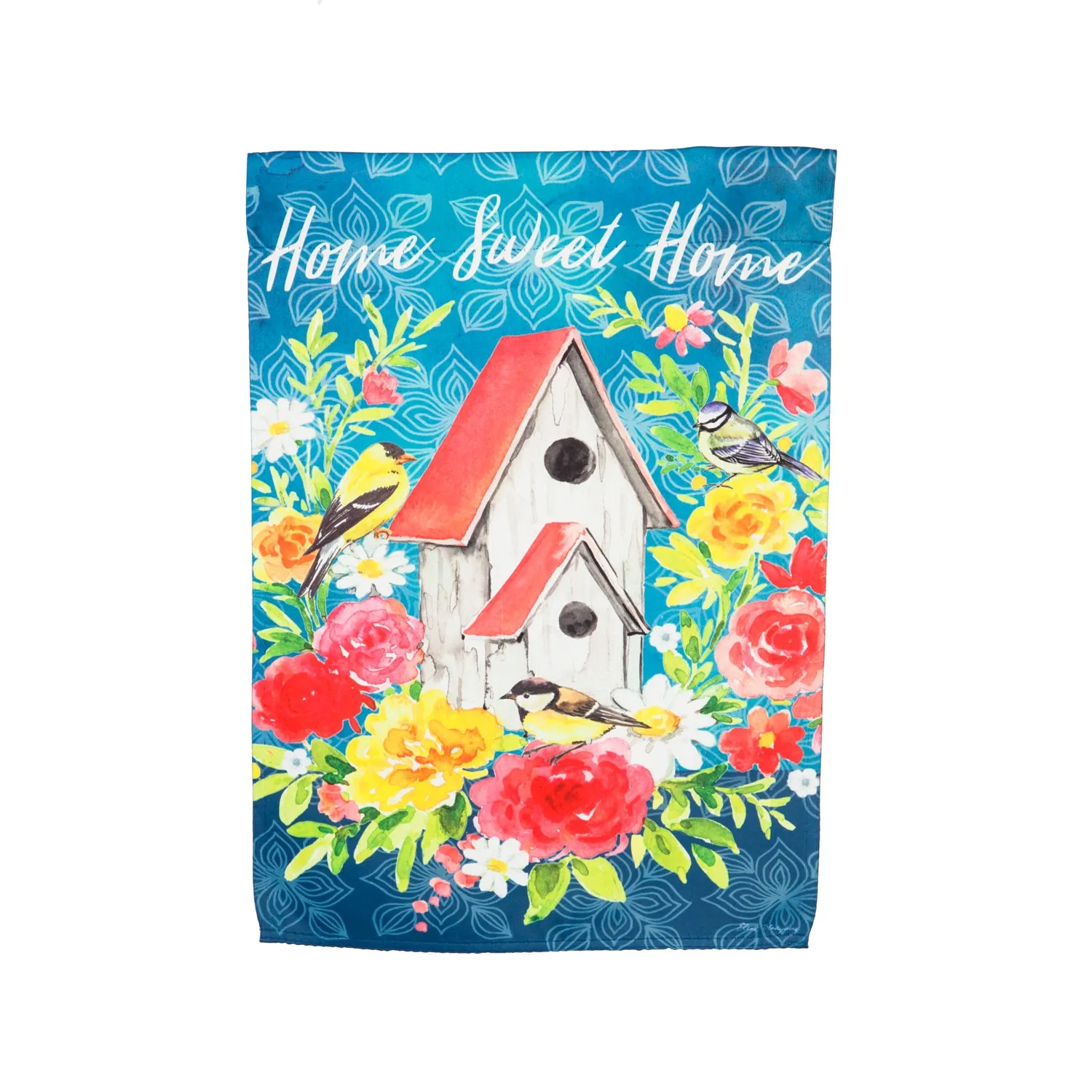 Suede garden flag, Home Sweet Home,zkl14s8962
