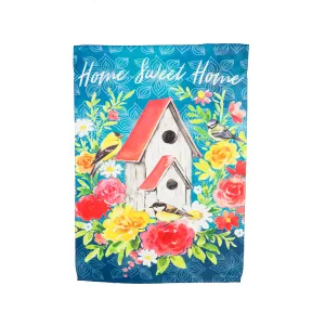 Suede garden flag, Home Sweet Home,zkl14s8962