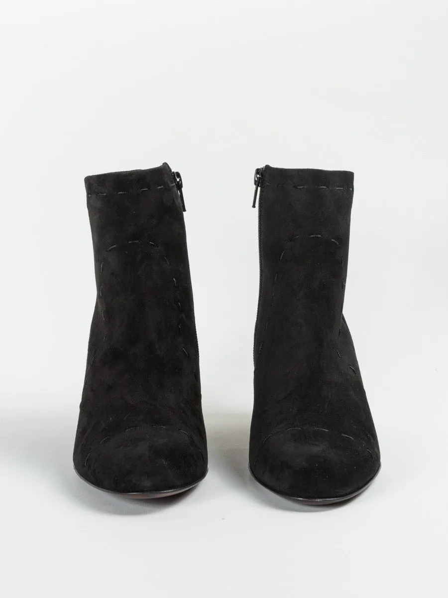 suede stitch bootie
