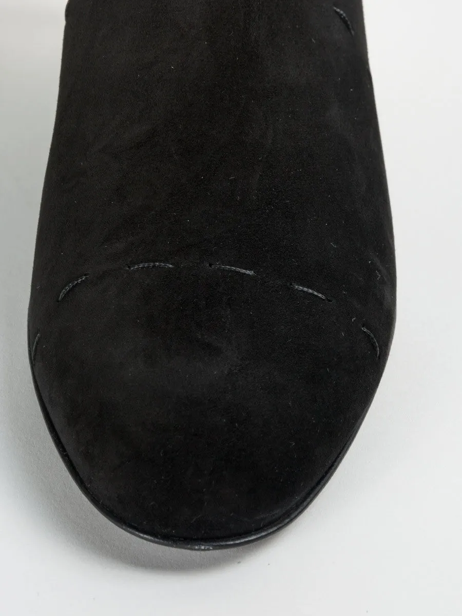 suede stitch bootie