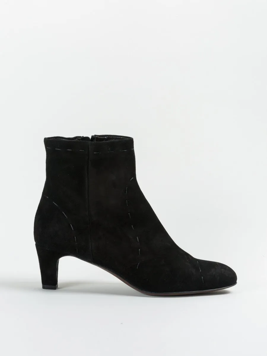 suede stitch bootie