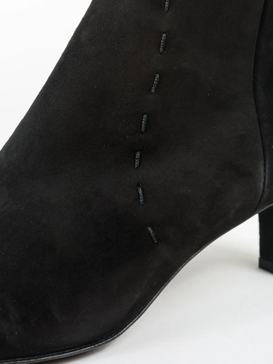 suede stitch bootie