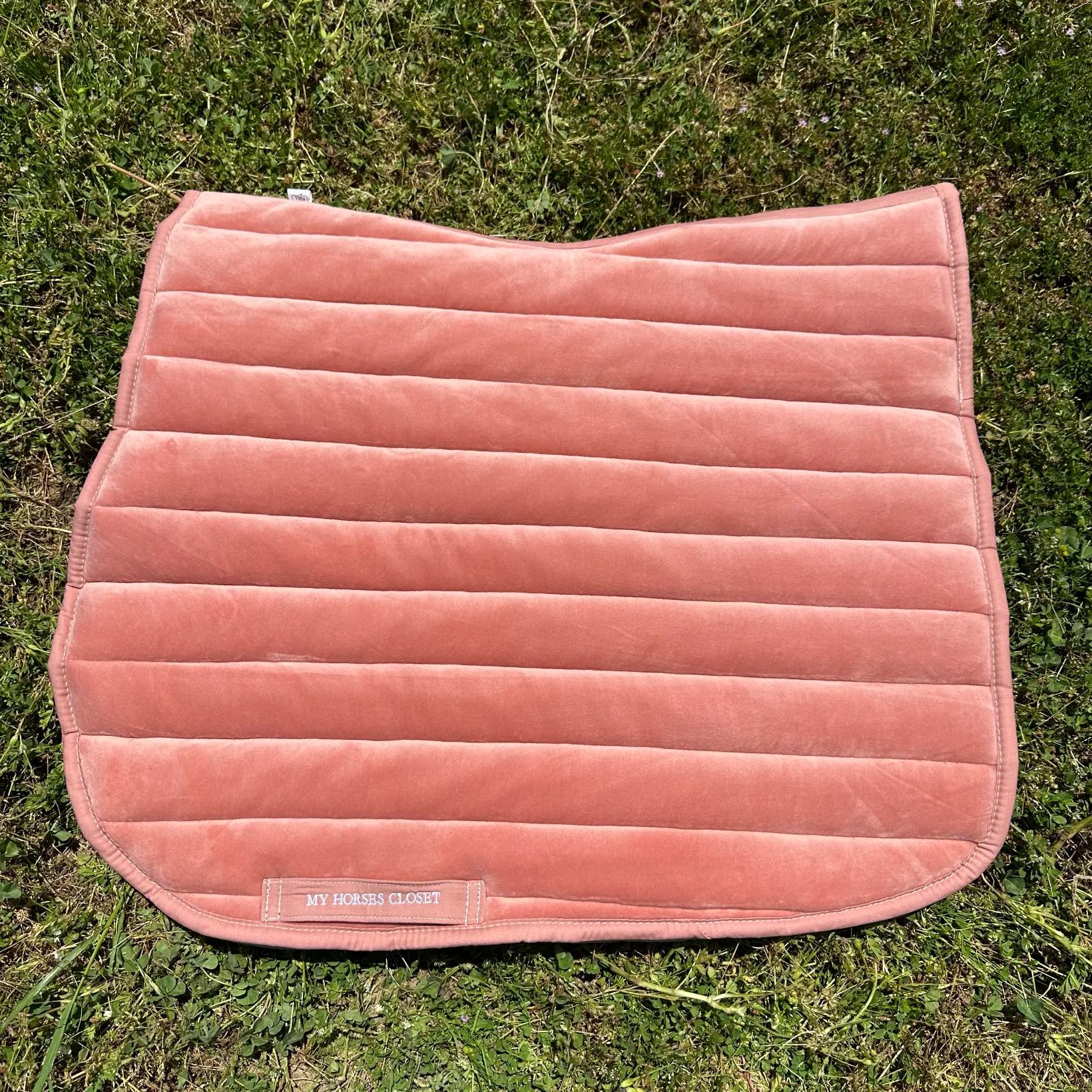 Suede Tech Jump AP Saddle Pad Vieux Rose