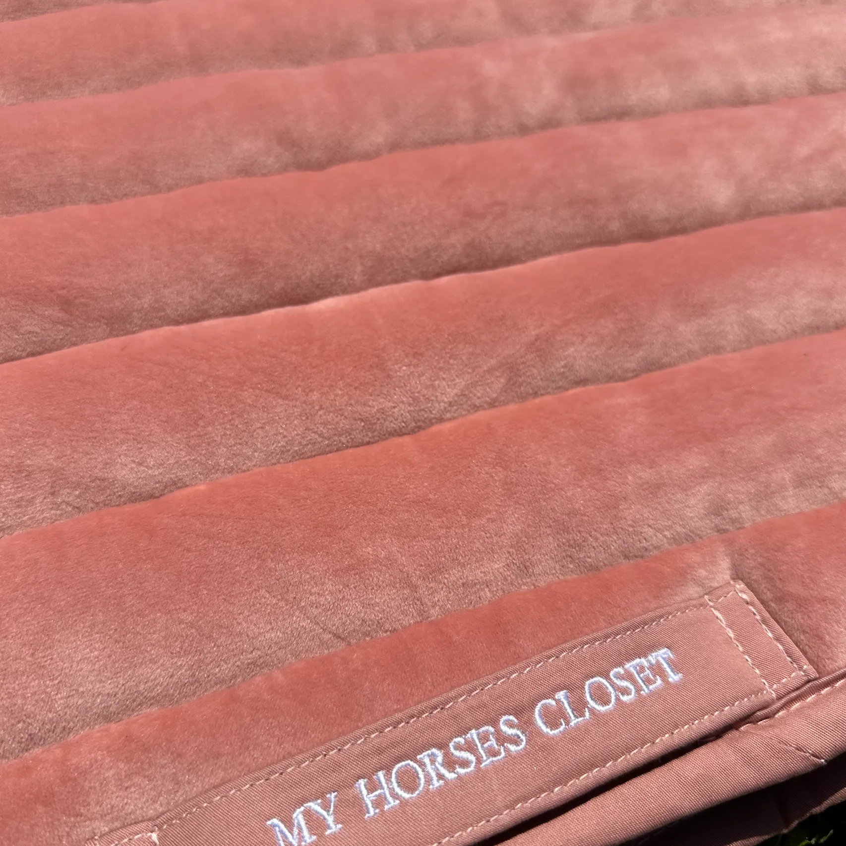Suede Tech Jump AP Saddle Pad Vieux Rose