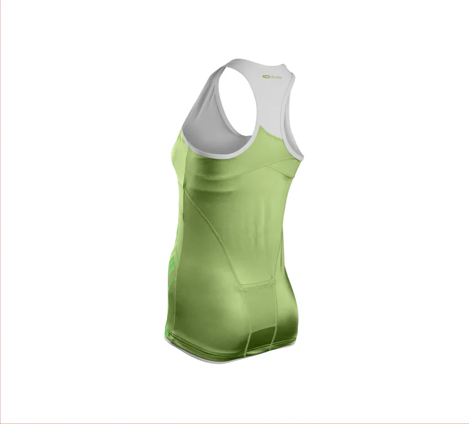 Sugoi Women's Jackie Running Tank - Light Lotus Green
