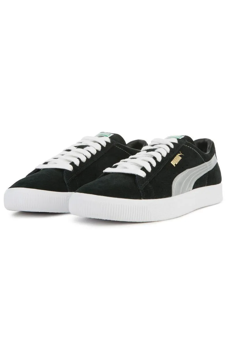 The Suede 90681S in Puma Black and Silver