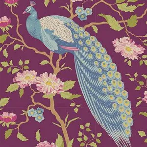 Tilda Chic Escape - Peacock Tree - Grape (Special Limited Edition)