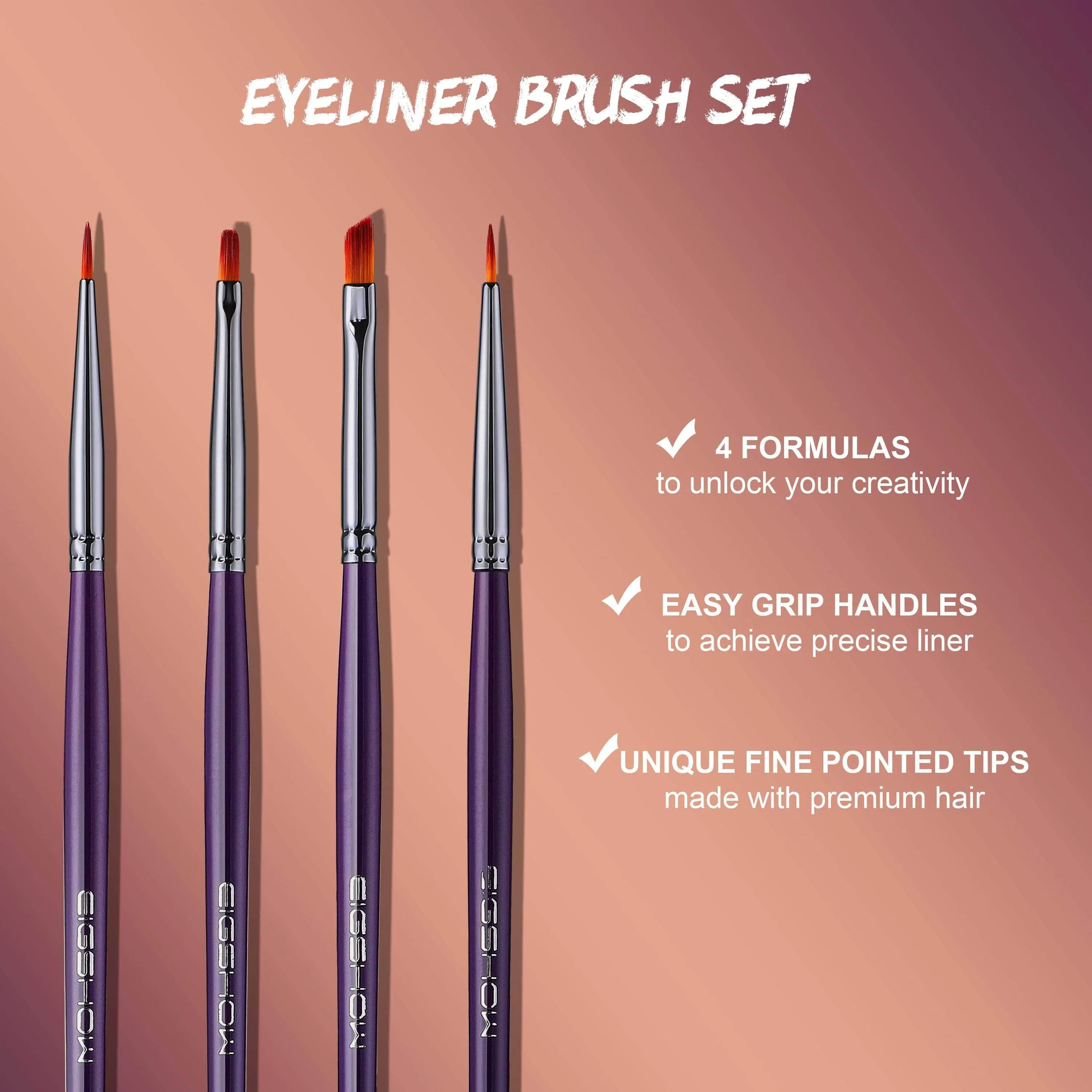 Ultra Fine Series - 4 Pcs All in One Detail Brush Kit