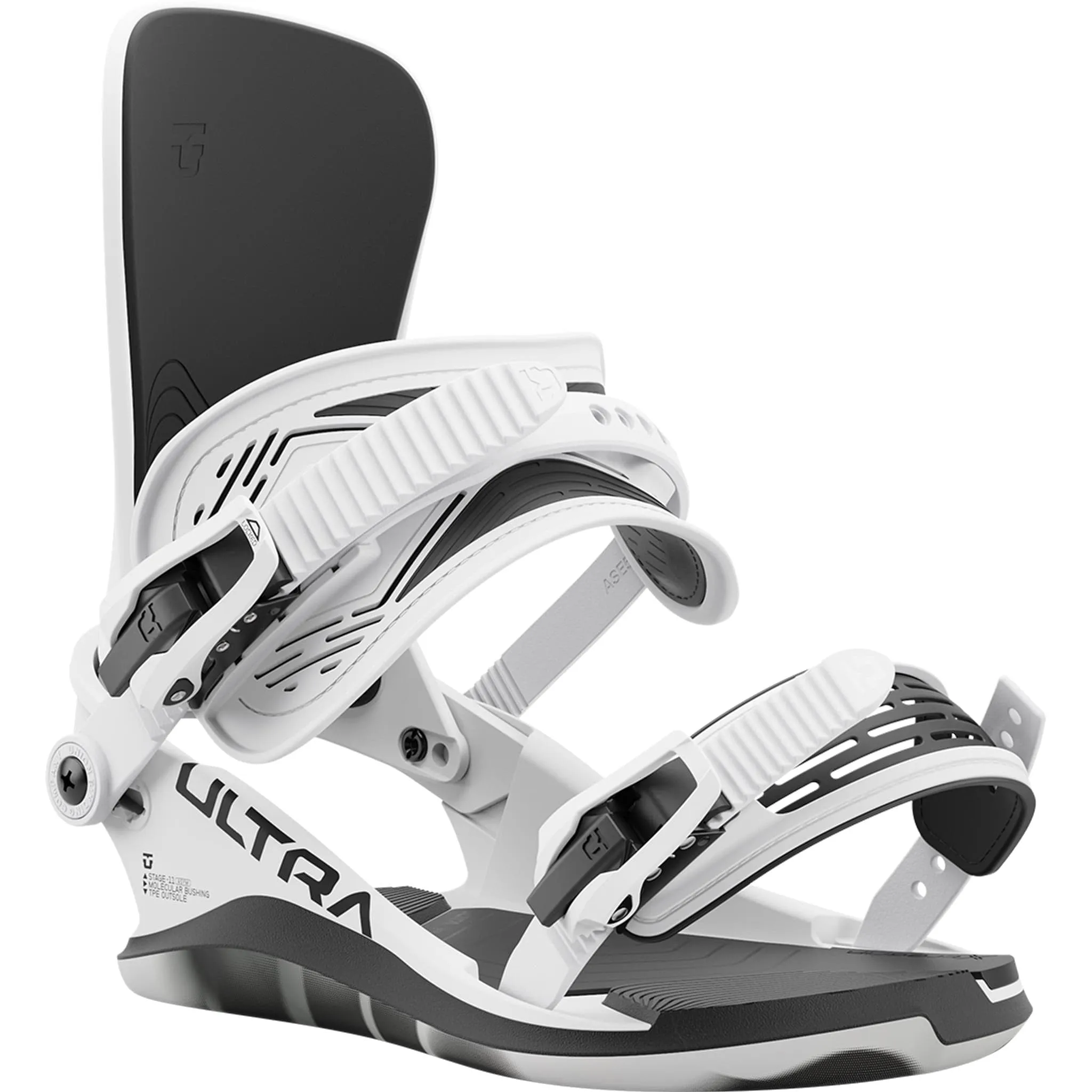Union Ultra Mens Snowboard Binding White 2025