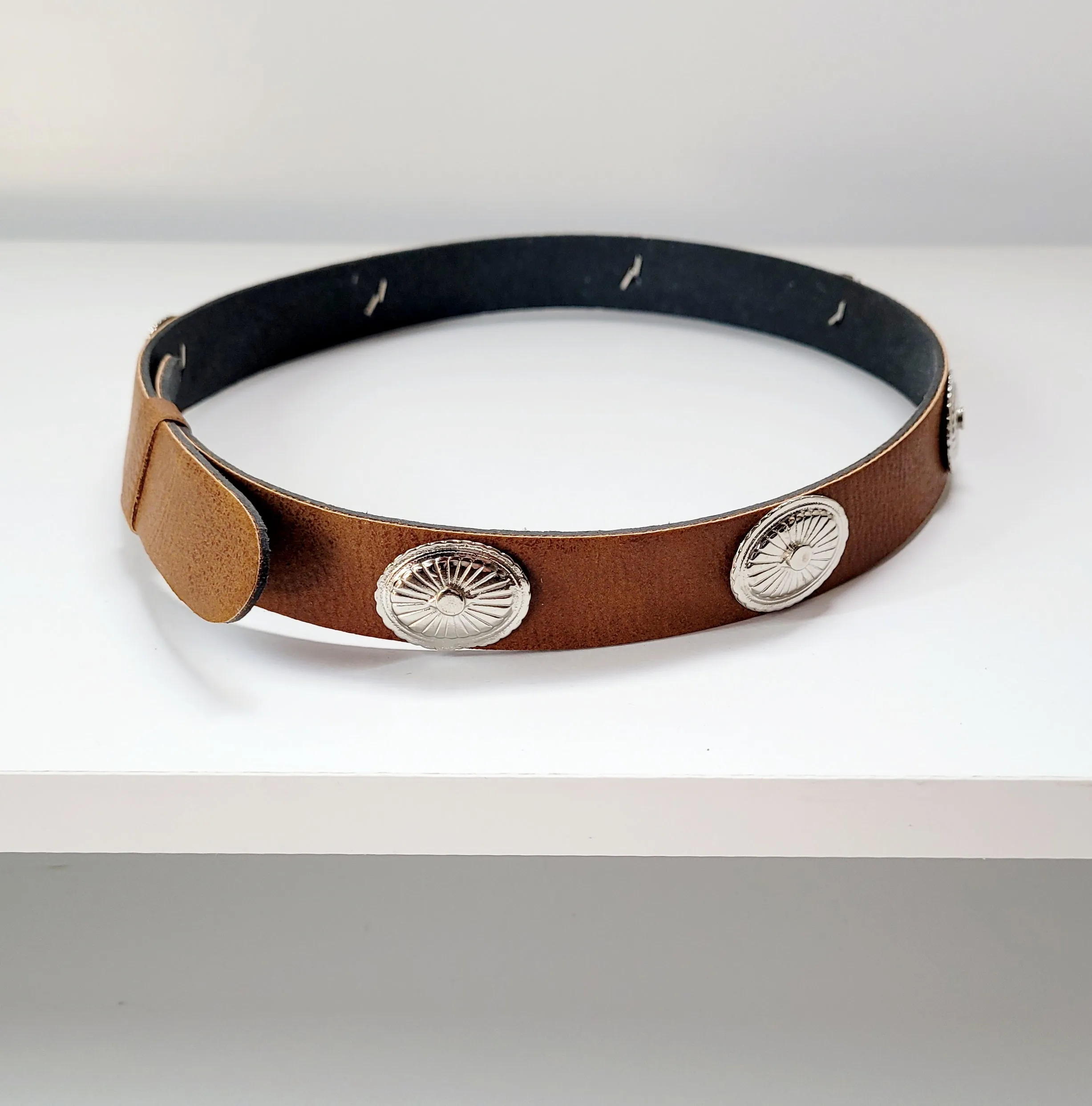 Vegan Leather Hat Band