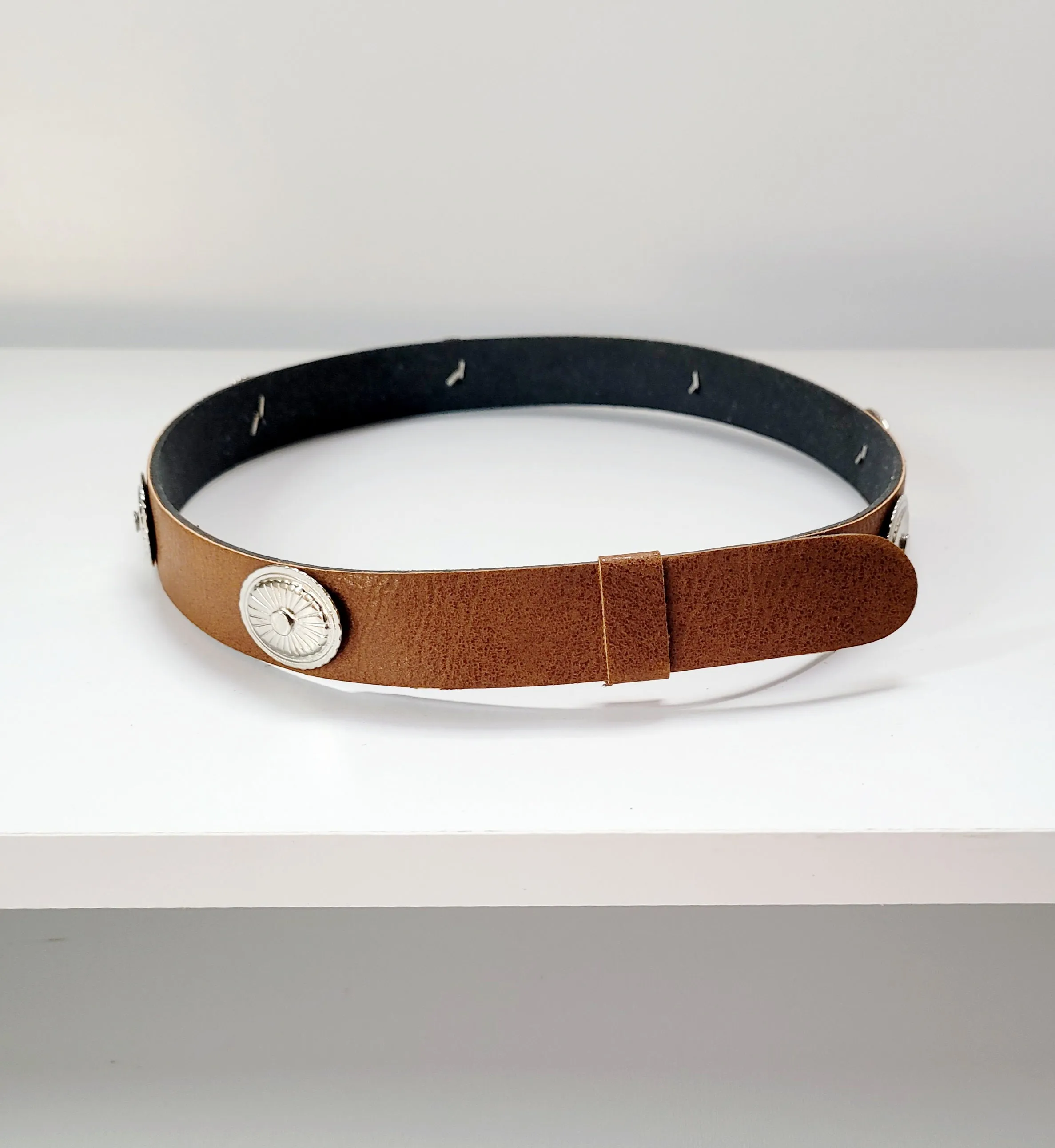 Vegan Leather Hat Band