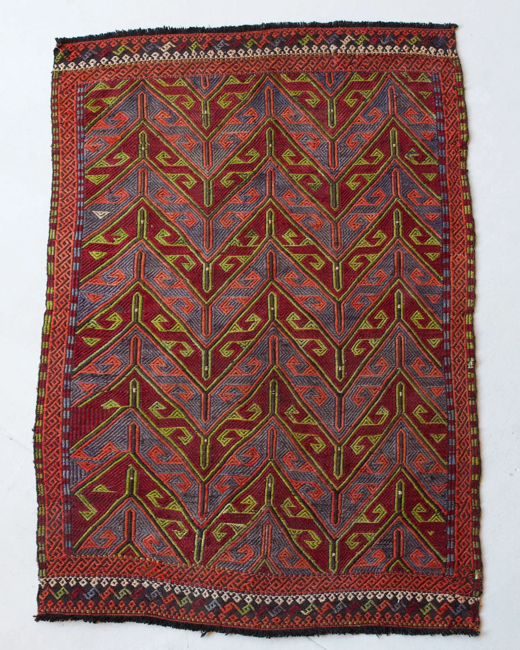Vintage Toros Kilim Rug 3'11"x5'10"