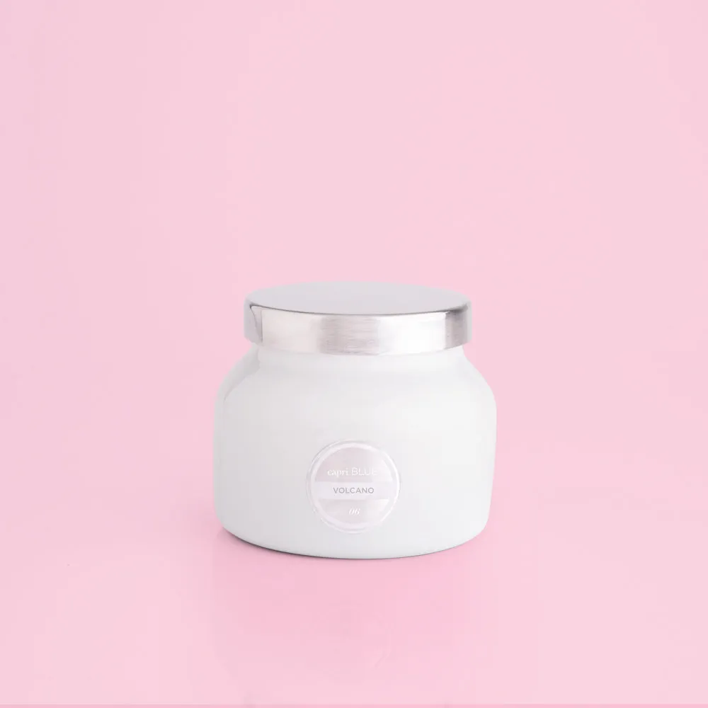 Volcano White Petite Jar, 8 oz