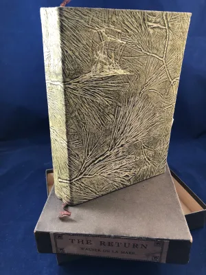 Walter De La Mare - The Return, Collins 1926, Presentation Edition in Suede with Box