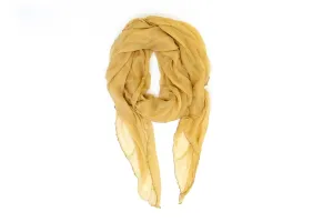 Warm Beige Chiffon Dupatta - Scarf